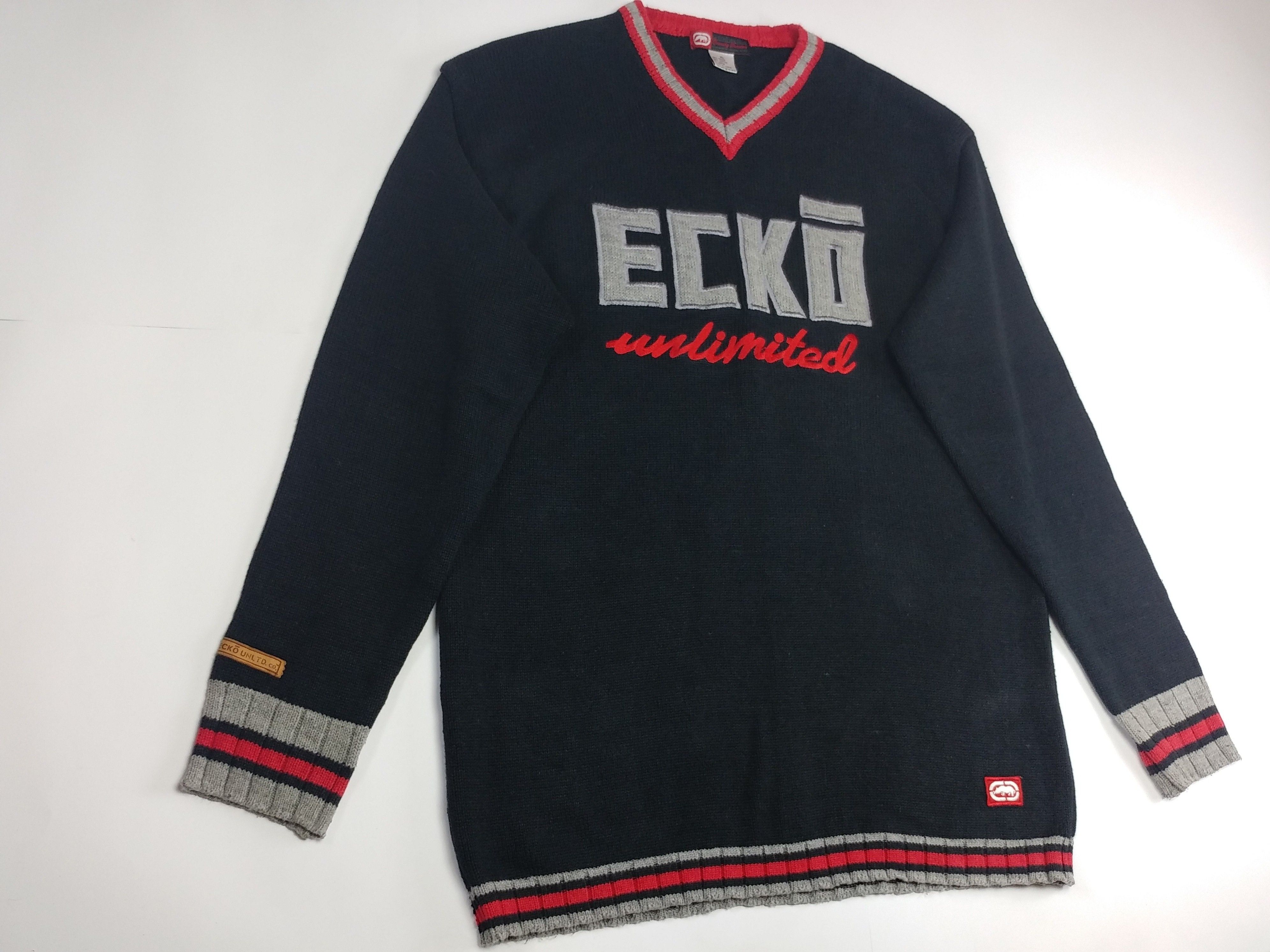 Ecko Unltd. ECKO UNLTD sweatshirt, sweater vintage hip-hop, sweater, XL Size US XL / EU 56 / 4 - 2 Thumbnail