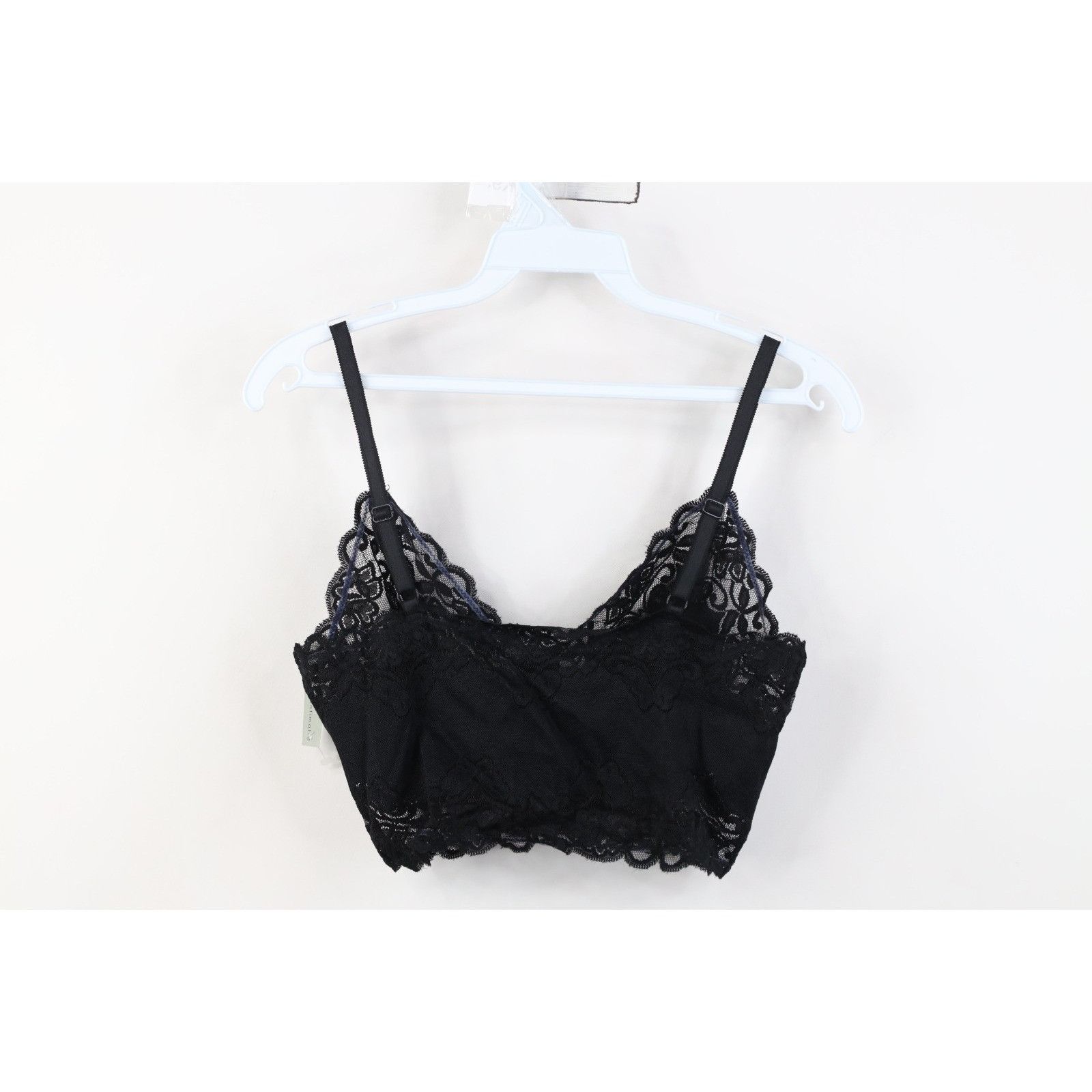 Vintage Deadstock Vintage 90s Streetwear Lace Bralette Bra Black Size ONE SIZE - 9 Thumbnail