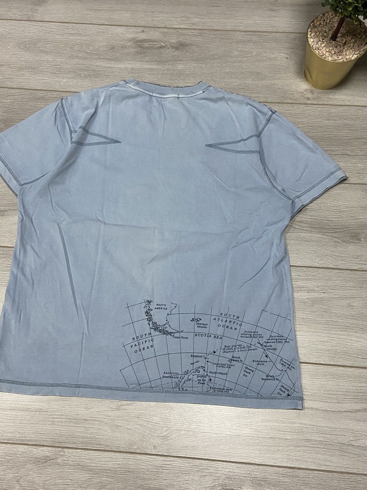 Nigel Cabourn Nigel Cabourn vintage map 🗺️ t-shirt Size US XL / EU 56 / 4 - 7 Thumbnail