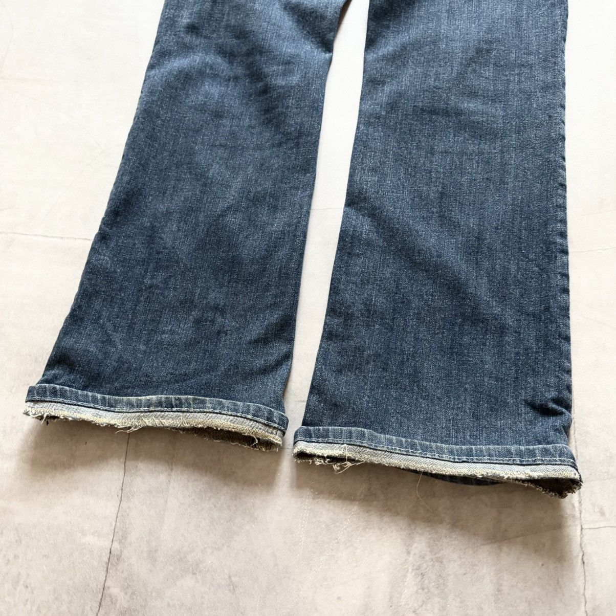 Undercover Y2K Crosses Hysteric Glamour Style ERD Jeans Ed Hardy Vibe Size 31" - 3 Thumbnail