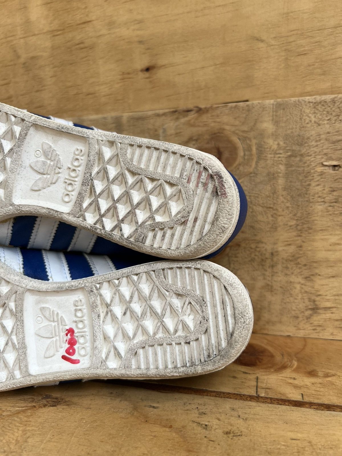 Adidas × Vintage VTG ADIDAS BLUE STRIKE MADE IN FRANCE SNEAKERS Size US 7 / EU 40 - 13 Thumbnail