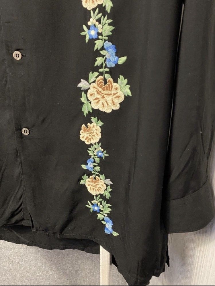 Japanese Brand × Yohji Yamamoto Rare Y's Yohji Yamamoto flower pattern oversized shirt Size US L / EU 52-54 / 3 - 3 Thumbnail