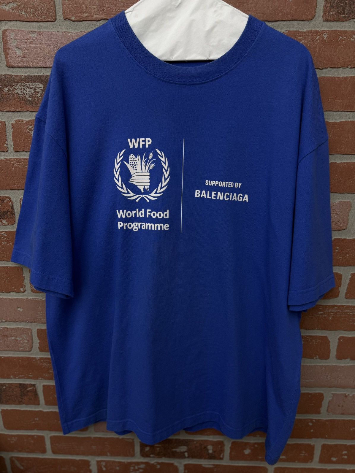 Balenciaga Balenciaga Men’s Oversized Tee Shirt Size XL Blue Size US XL / EU 56 / 4 - 3 Thumbnail