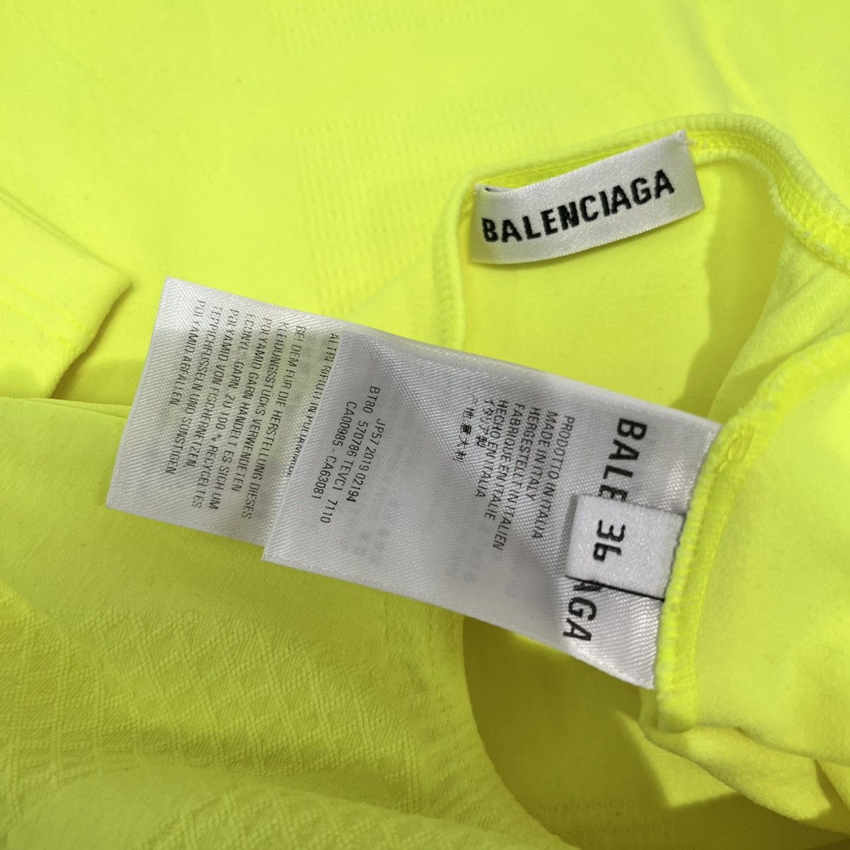 Balenciaga Balenciaga Top Yellow Size S / US 4 / IT 40 - 4 Thumbnail