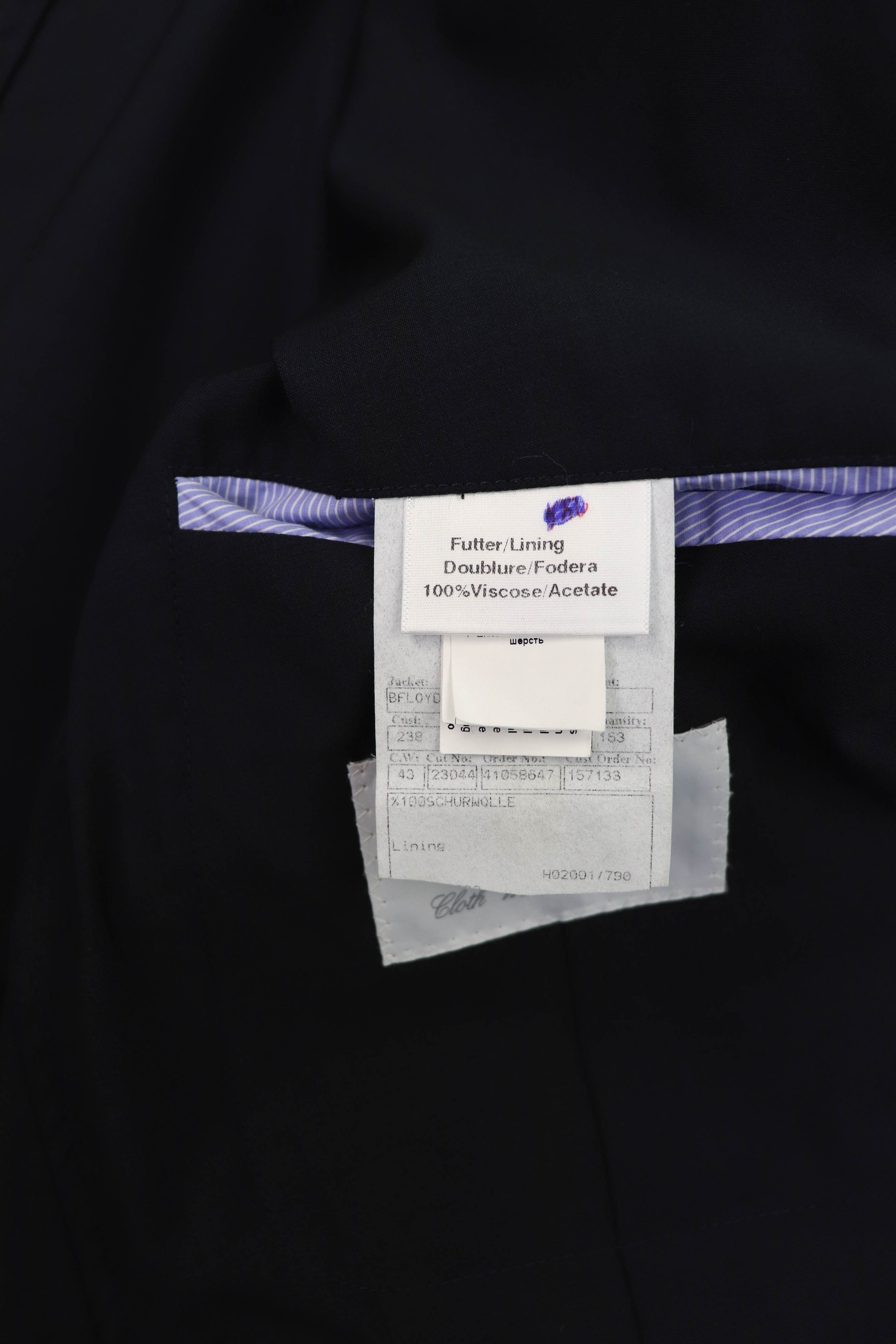 Other Van Laack Dark BFLOYD Wool Sport Coat Blazer Jacket Size 48R - 15 Thumbnail