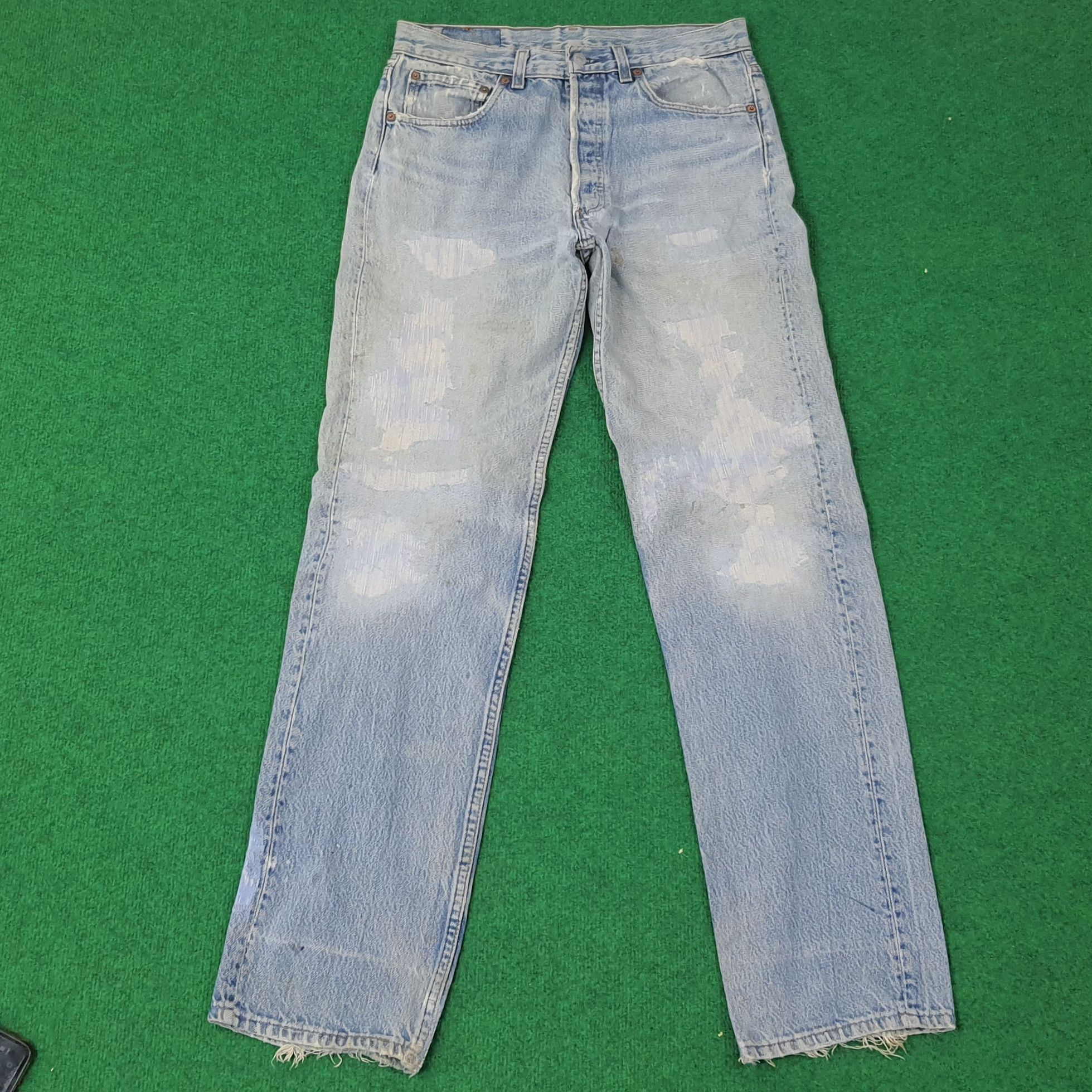 Levi's Vintage Levi's 501 Rework Denim Jeans C228N23 Size US 30 / EU 46 - 1 Thumbnail