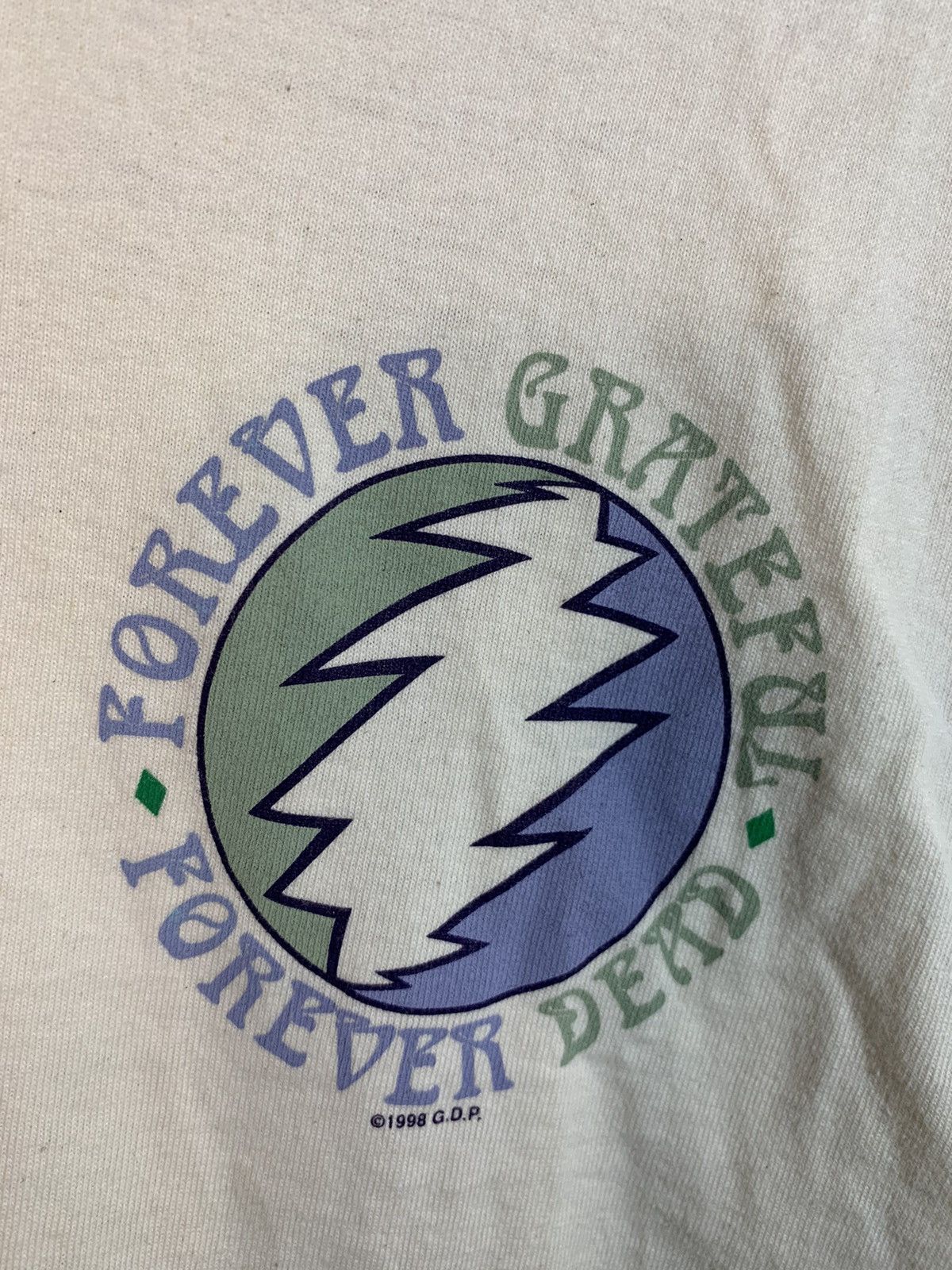Band Tees × Grateful Dead × Vintage *RARE* Vintage 90s Grateful Dead Jerry Garcia Forever Shirt Size US M / EU 48-50 / 2 - 6 Thumbnail