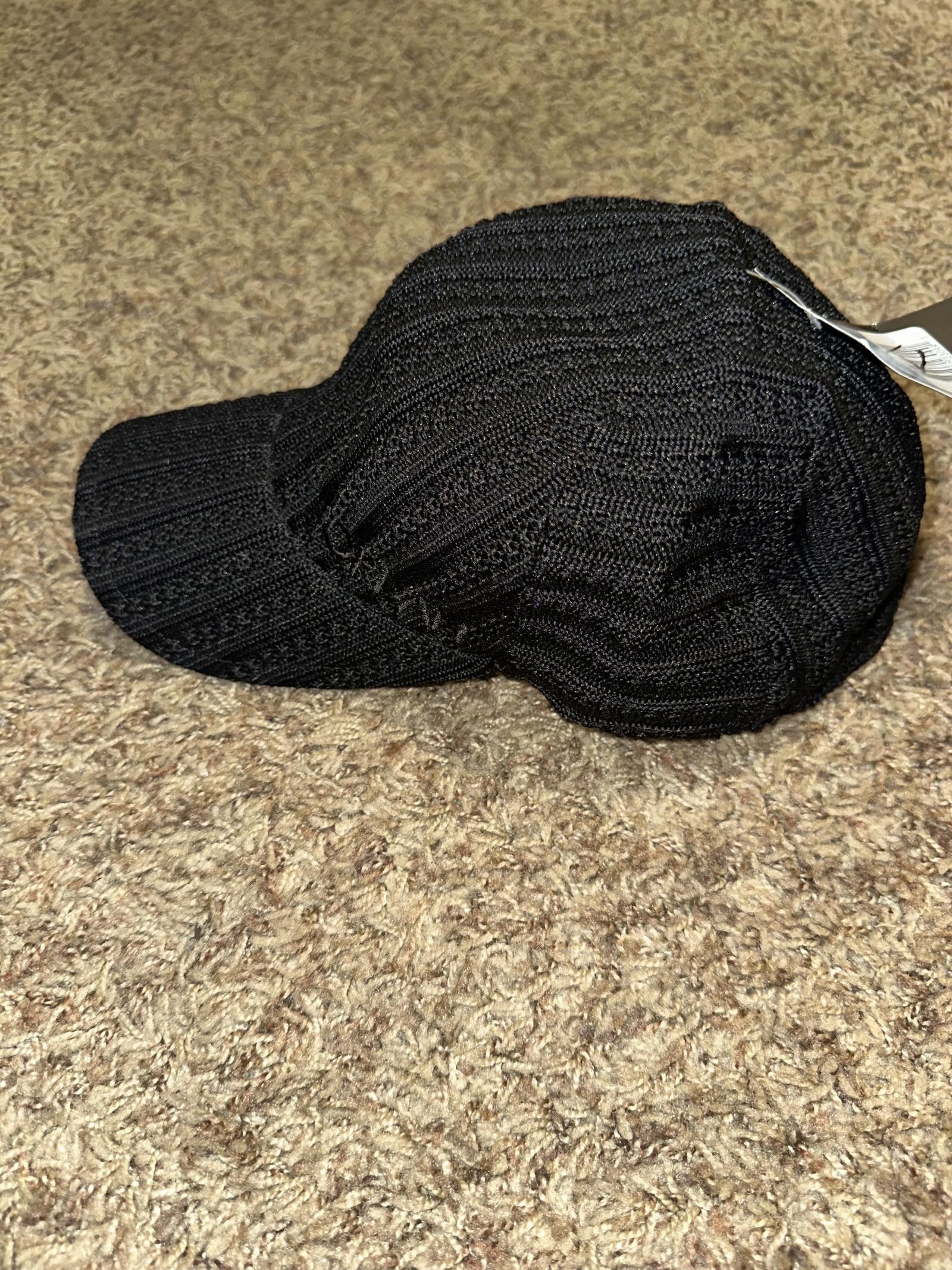 Jordan Brand AIR JORDAN Jumpman Knit Woven Flex Fit Hat Cap Black 2005 Size ONE SIZE - 3 Thumbnail