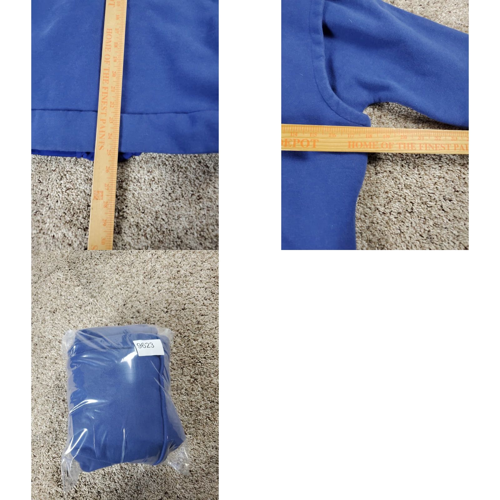 Jordan Brand Nike Air Jordan Tech Fleece Hoodie Small Mens Blue Full Zip Vented Pockets Size US S / EU 44-46 / 1 - 9 Thumbnail