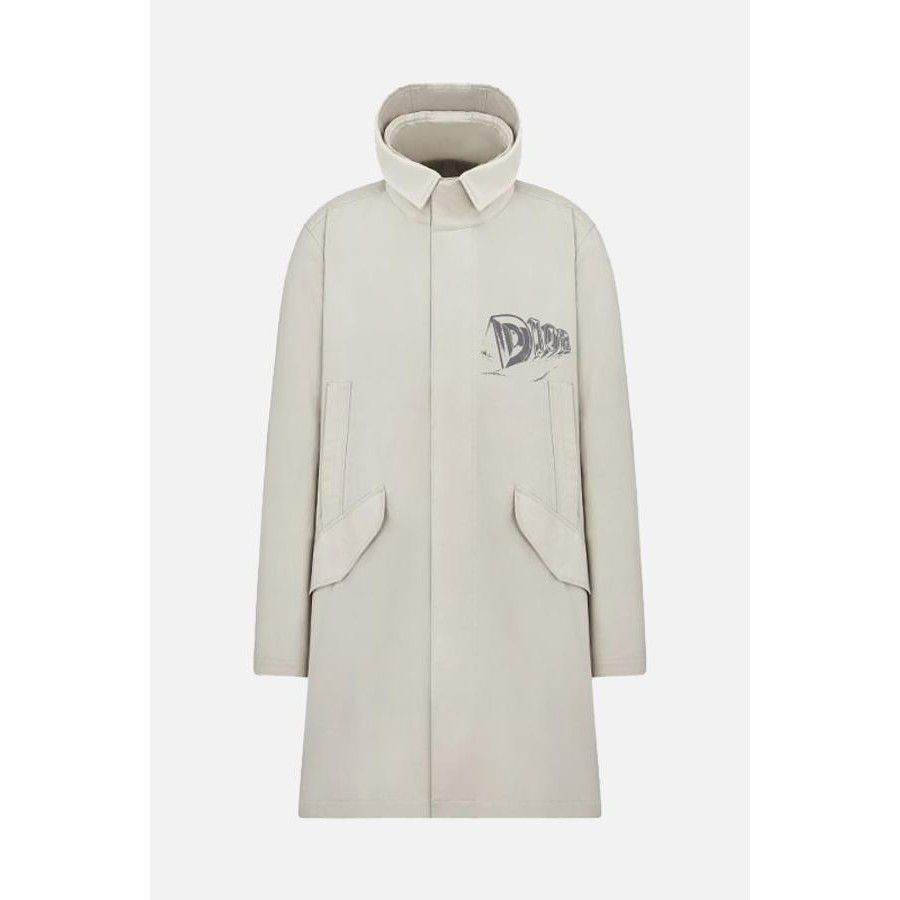 Dior DIOR Hooded Gray Parka New & Authentic (Men's size:S;) Size US S / EU 44-46 / 1 - 1 Preview