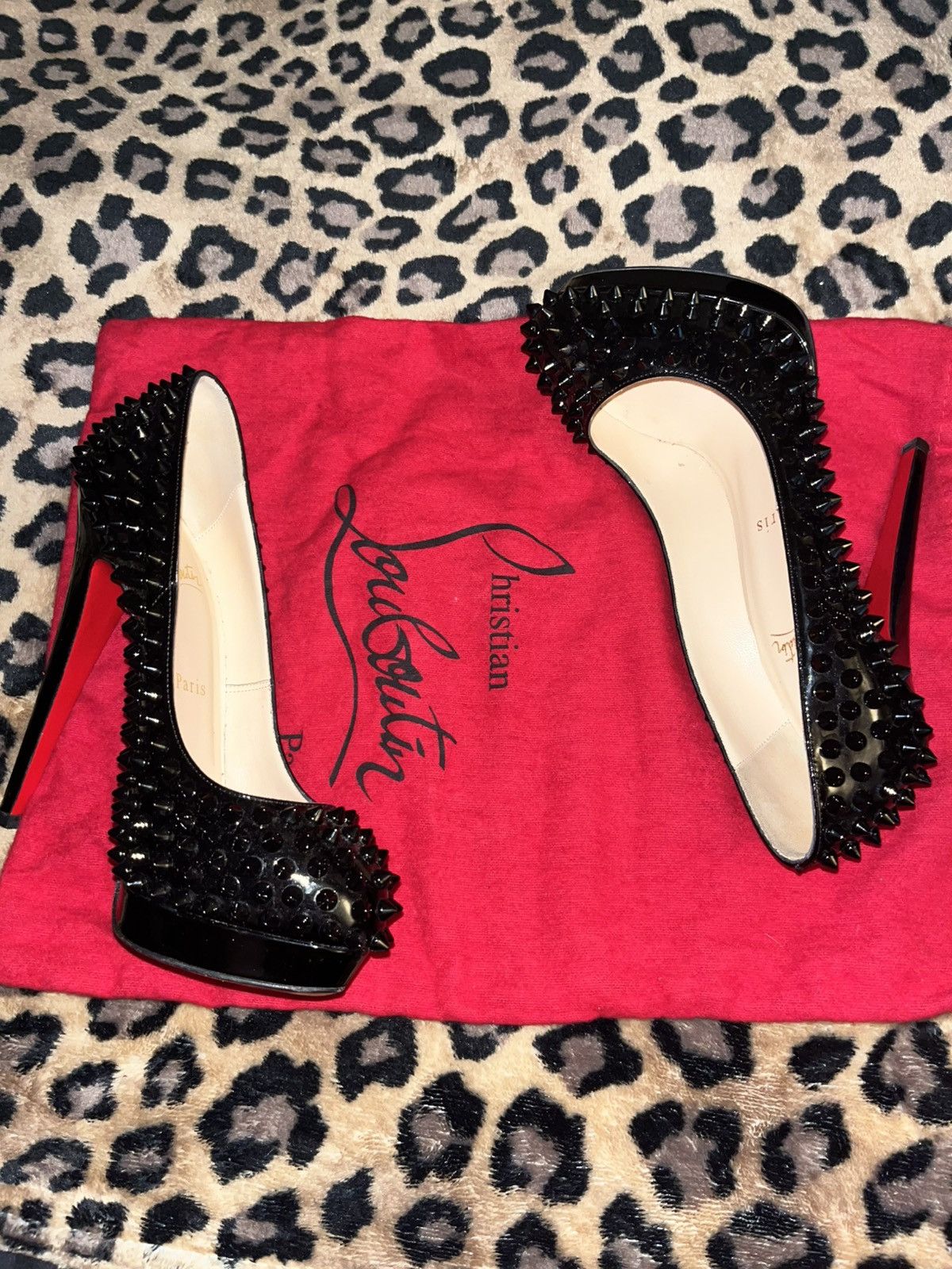 Christian Louboutin Christian Louboutin patent alti spiked heels Size US 6.5 / IT 36.5 - 2 Thumbnail