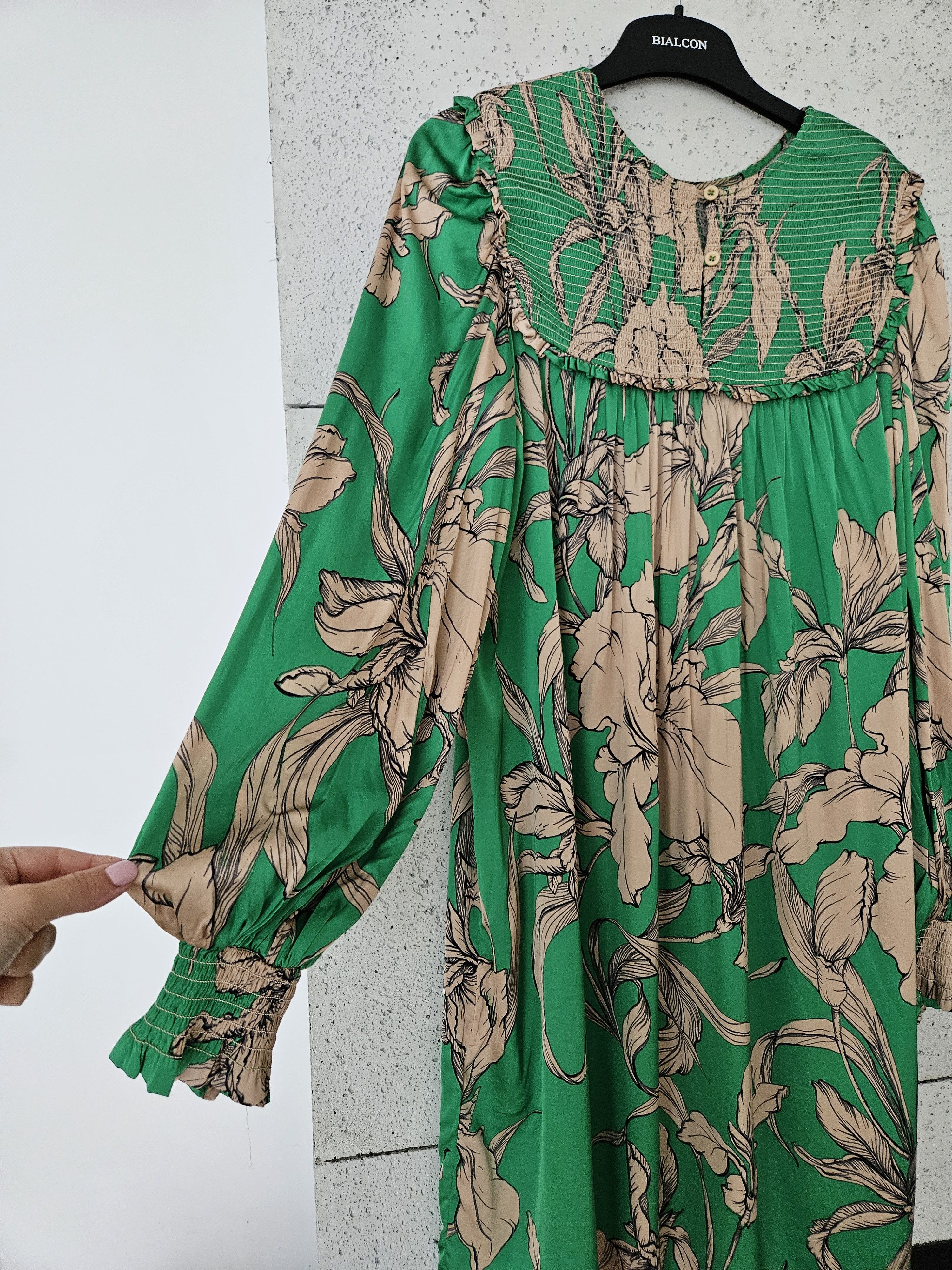 MUNTHE green floral boho Munthe Mid-length dress Size M / US 6-8 / IT 42-44 - 5 Thumbnail