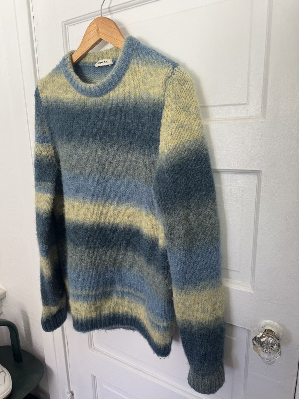 Sandro Sandro Alpaca Wool Sweater Blue Size US S / EU 44-46 / 1 - 3 Thumbnail