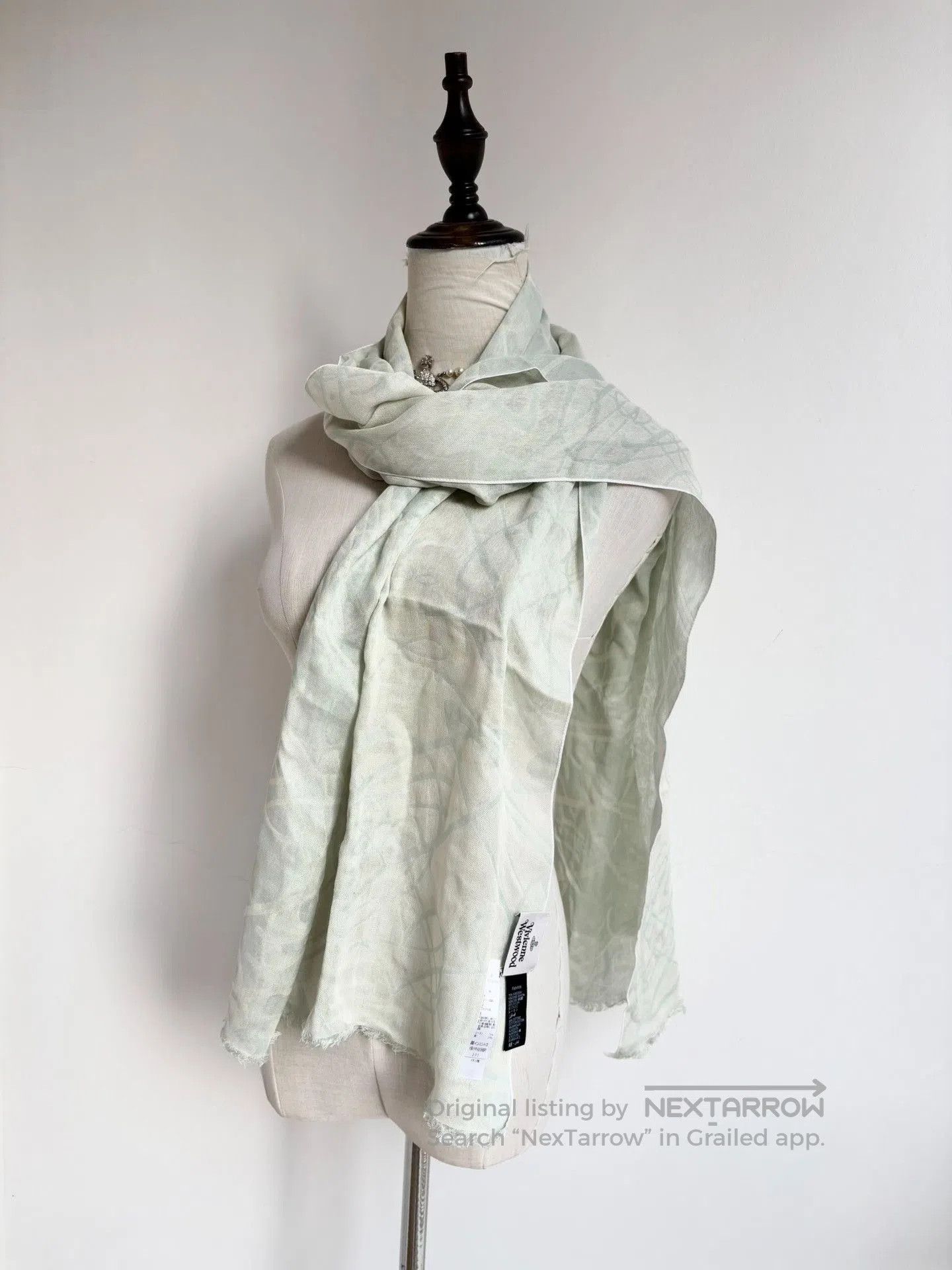 Vivienne Westwood Vivienne Westwood Vintage Mint Saturn Scarf. Size ONE SIZE - 3 Thumbnail