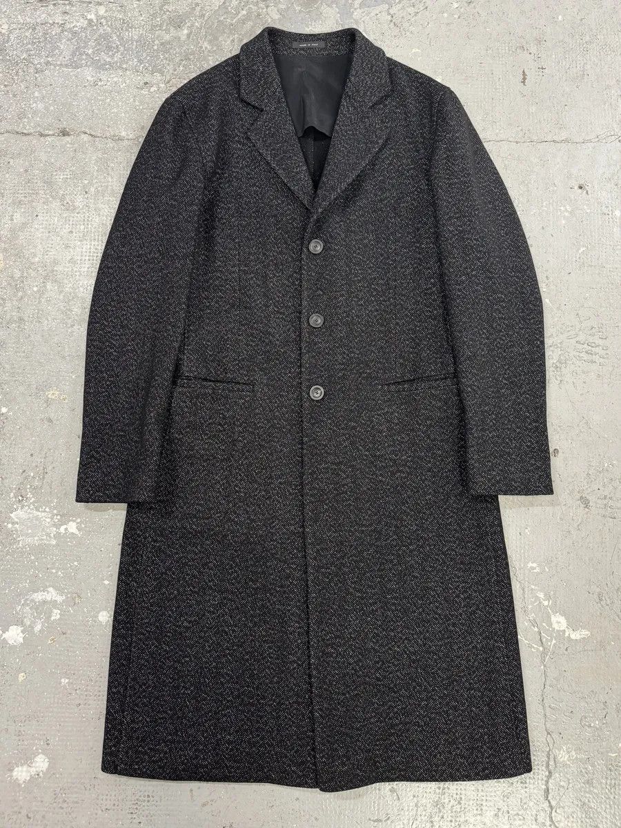 Emporio Armani AW2005 Emporio Armani Trench Wool Obscure Coat Size US S / EU 44-46 / 1 - 1 Thumbnail
