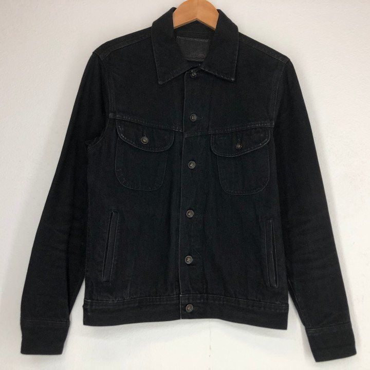 Taylor Stitch The Long Haul Black Denim Jacket Size US XS / EU 42 / 0 - 1 Thumbnail