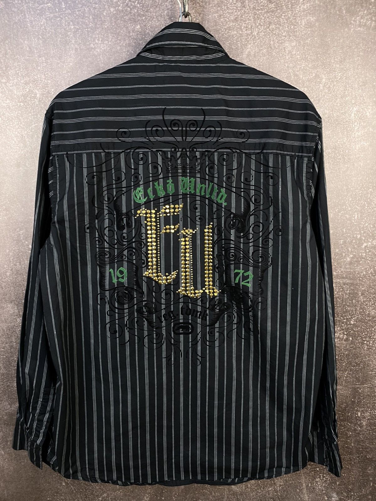 Affliction × Ecko Unltd. Crazy Y2K Ecko unltd Graphic Shirt Size US M / EU 48-50 / 2 - 2 Thumbnail