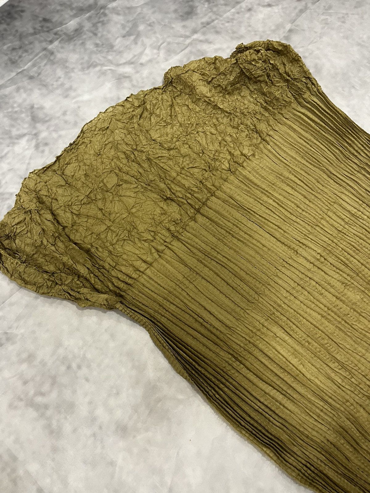Issey Miyake Issey Miyake Vintage Pleated Scarf Size ONE SIZE - 10 Thumbnail