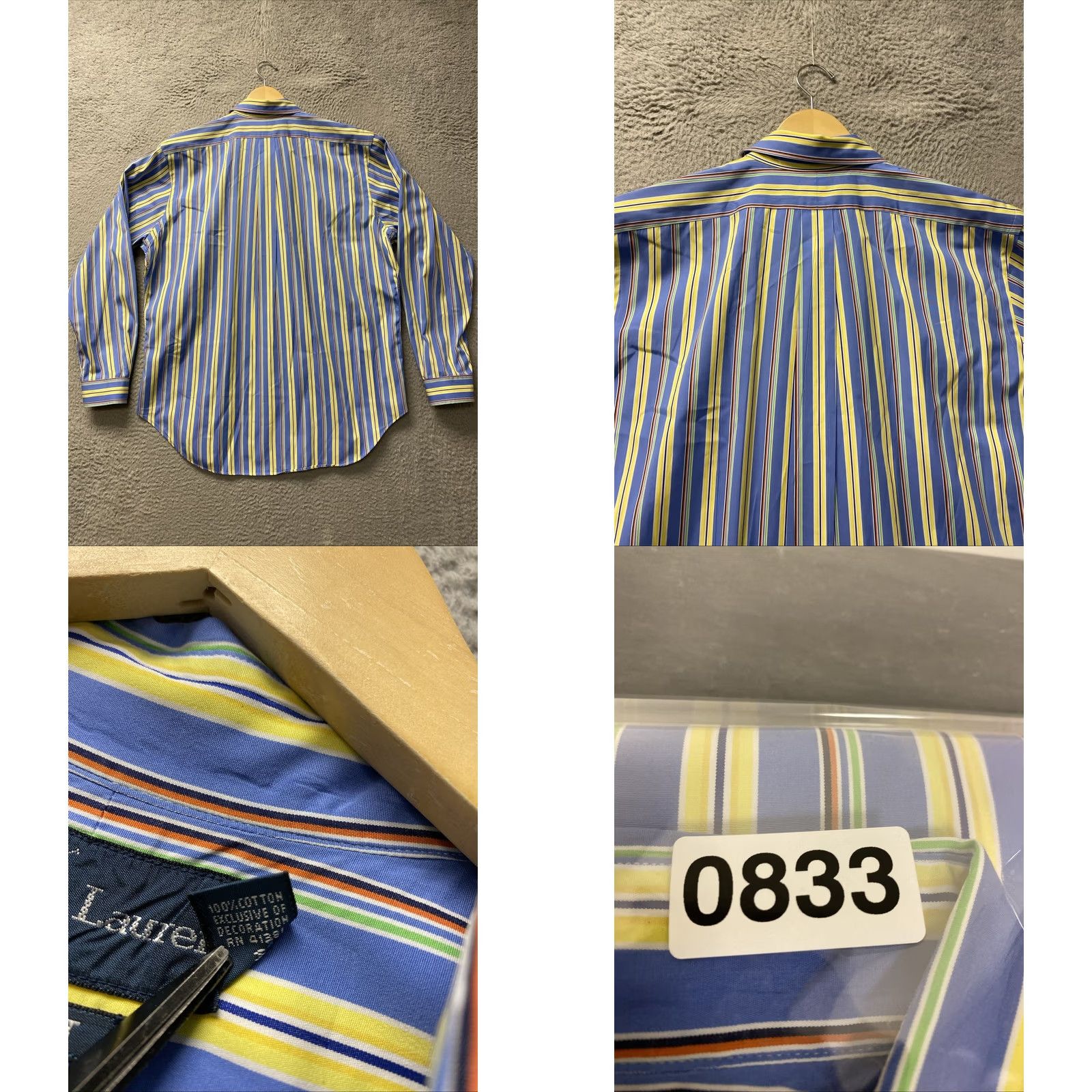 Polo Ralph Lauren Ralph Lauren Button-Up Shirt Mens XL Classic Plaid Blue Yellow Long Sleeve Button-Down Collared Casual Size US XL / EU 56 / 4 - 8 Thumbnail