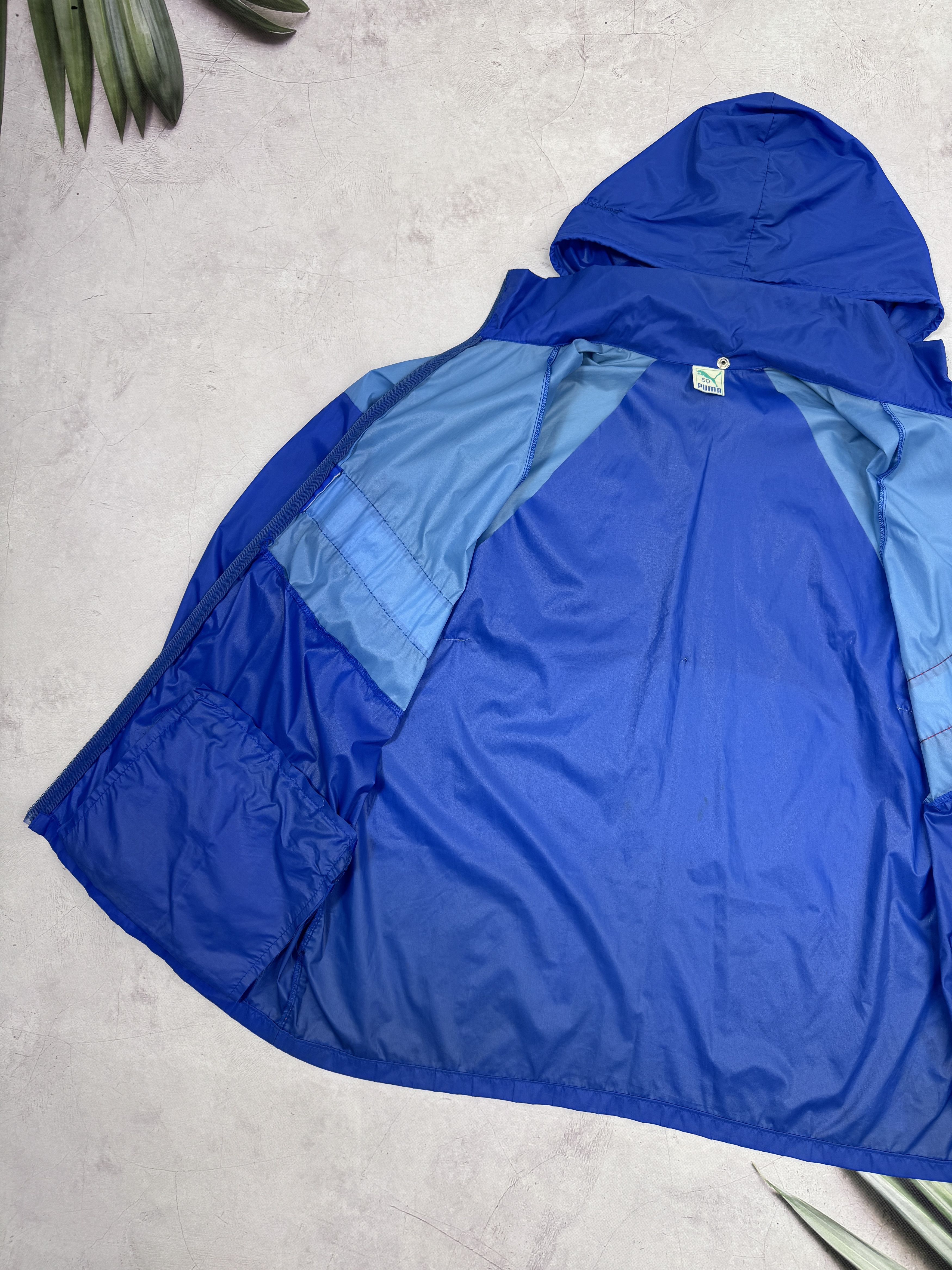 Puma × Vintage Vintage 80s Puma Windbreaker Jacket Size US M / EU 48-50 / 2 - 7 Thumbnail