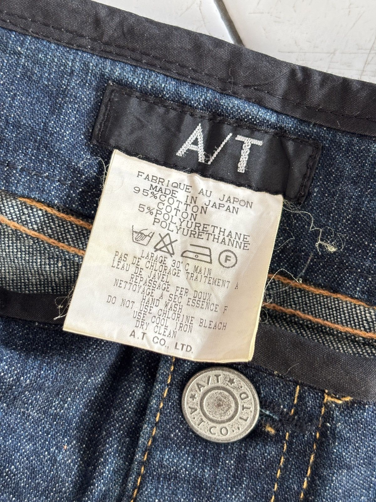 Masaki Matsushima 🔥Archival Denim A/T (Atsuro Tayama) Star Riveted Size 28" / US 6 / IT 42 - 4 Thumbnail