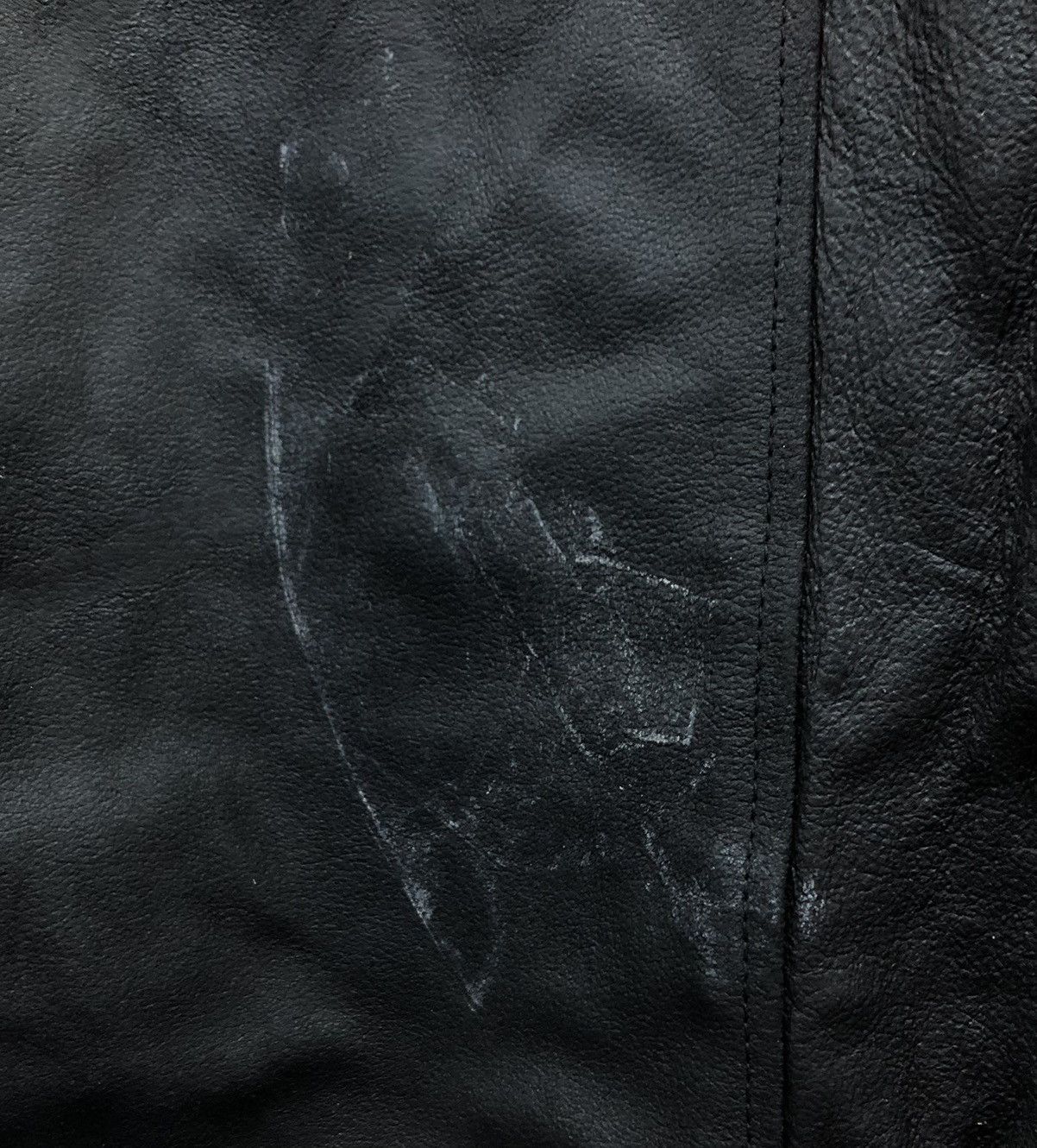 Leather × Vintage Vintage Black Cowhide Leather Bomber Jacket – Size LL Size US XL / EU 56 / 4 - 9 Thumbnail