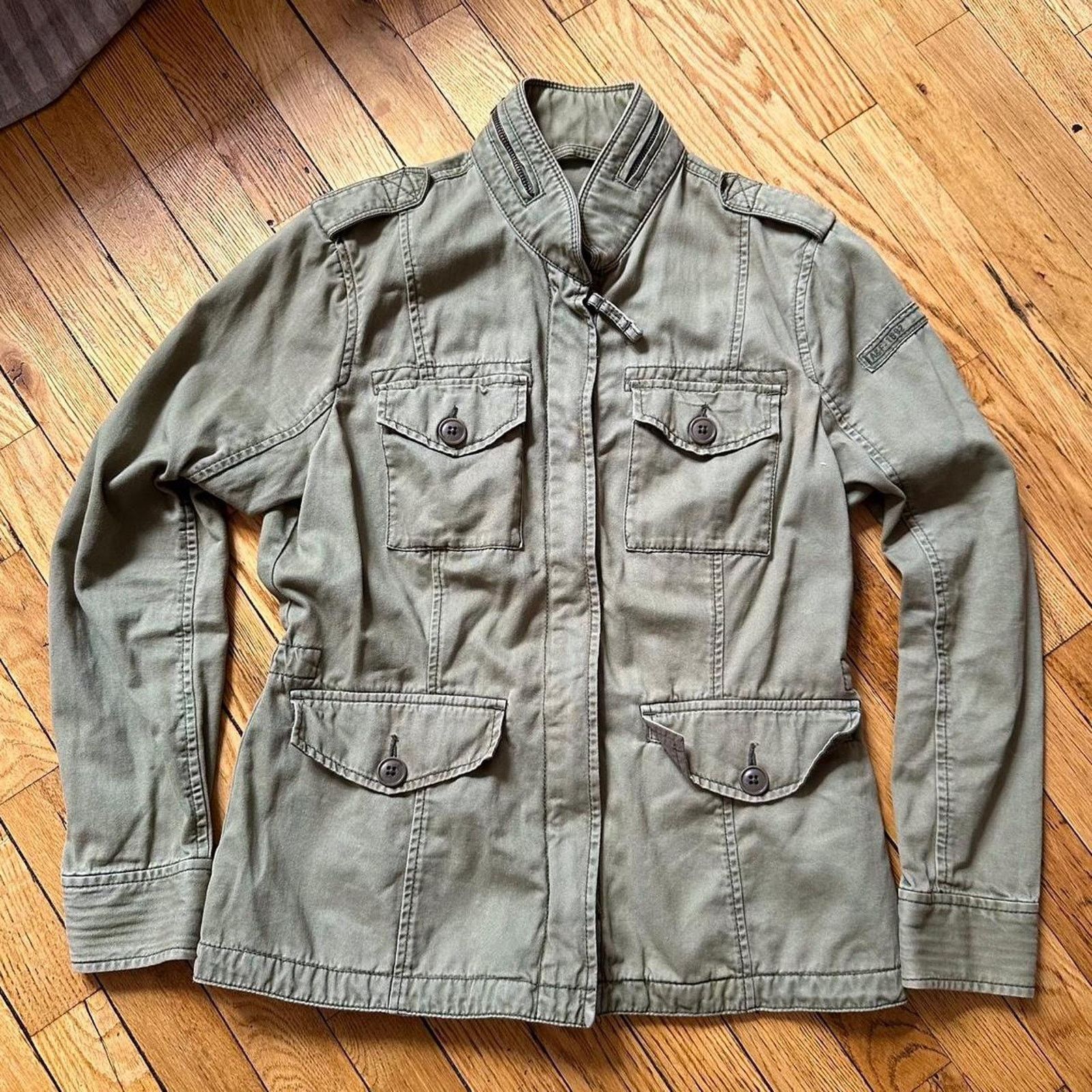 ジャケット・アウター archive gimmick fur military coat y2k archive fur grunge gimmick coat y2k BLK