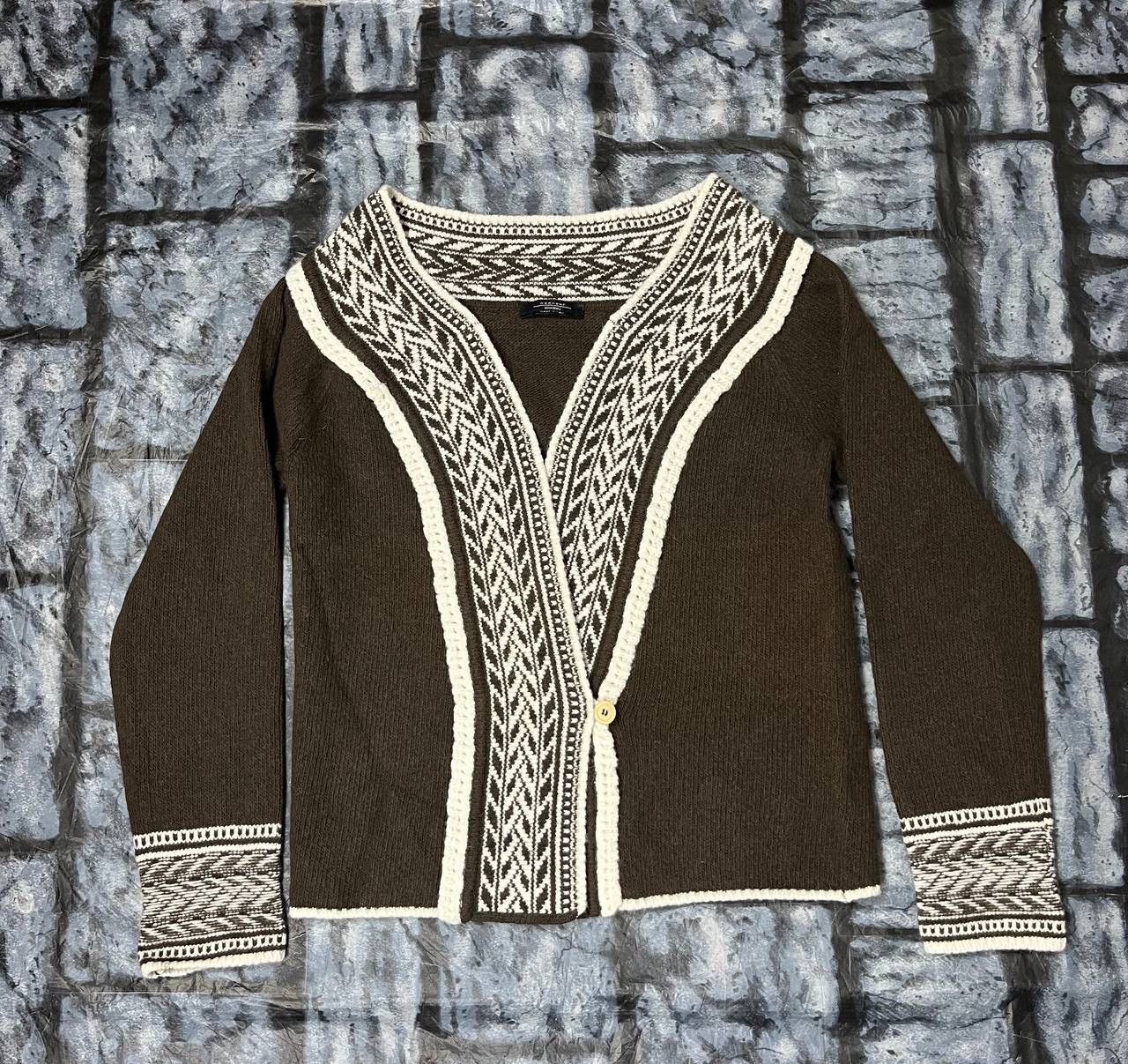 Vintage × Weekend Max Mara M-L Weekend Max Mara wool/angora sweater / cardigan Size M / US 6-8 / IT 42-44 - 1 Thumbnail