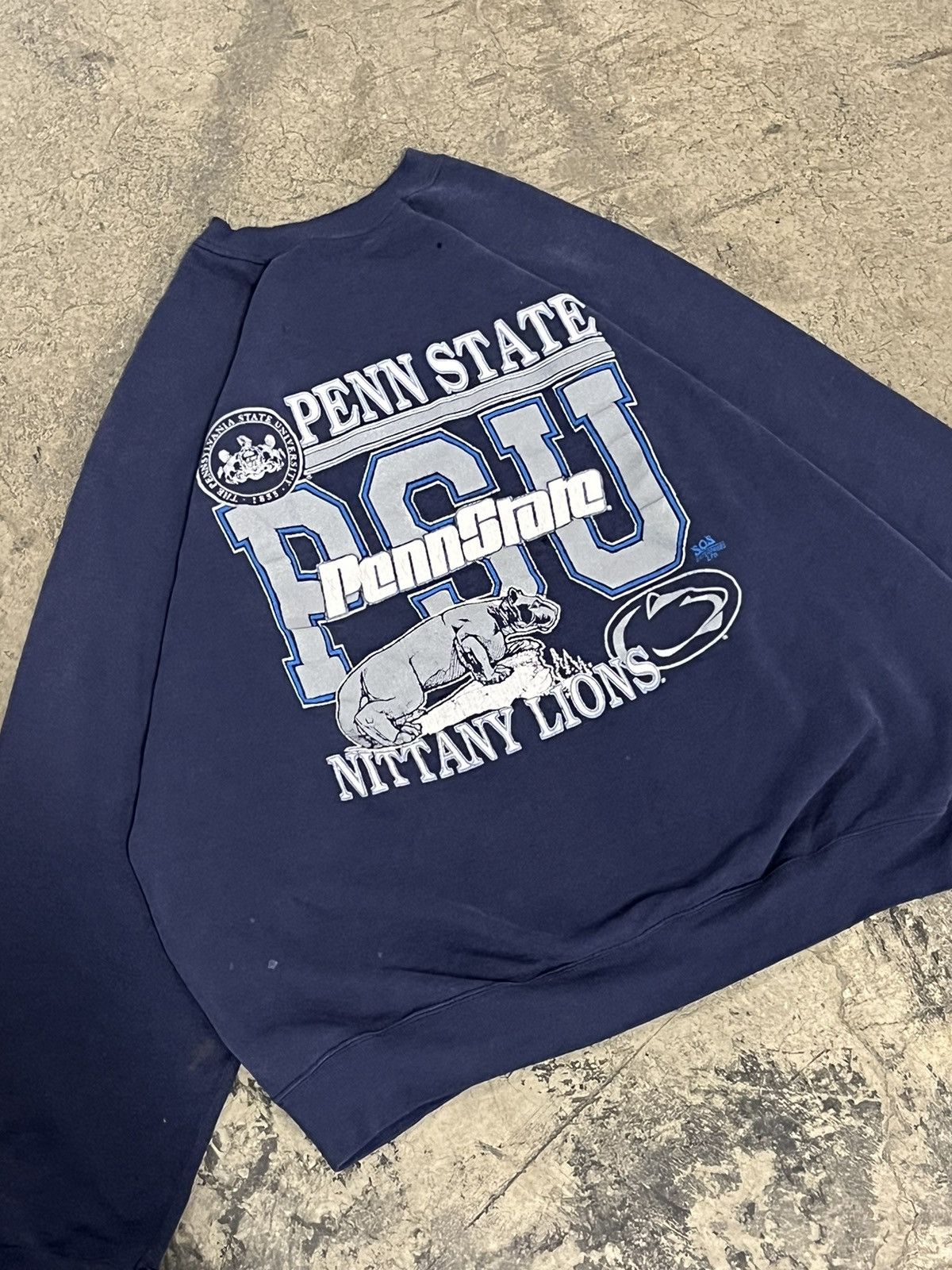 Vintage Vintage Penn state crewneck Size US L / EU 52-54 / 3 - 5 Thumbnail