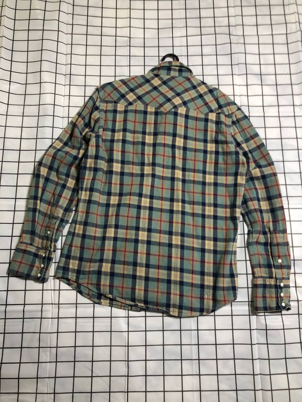 True Religion True Religion Check Cotton Flannel Western Cut Sport Shirt Size US L / EU 52-54 / 3 - 20 Thumbnail
