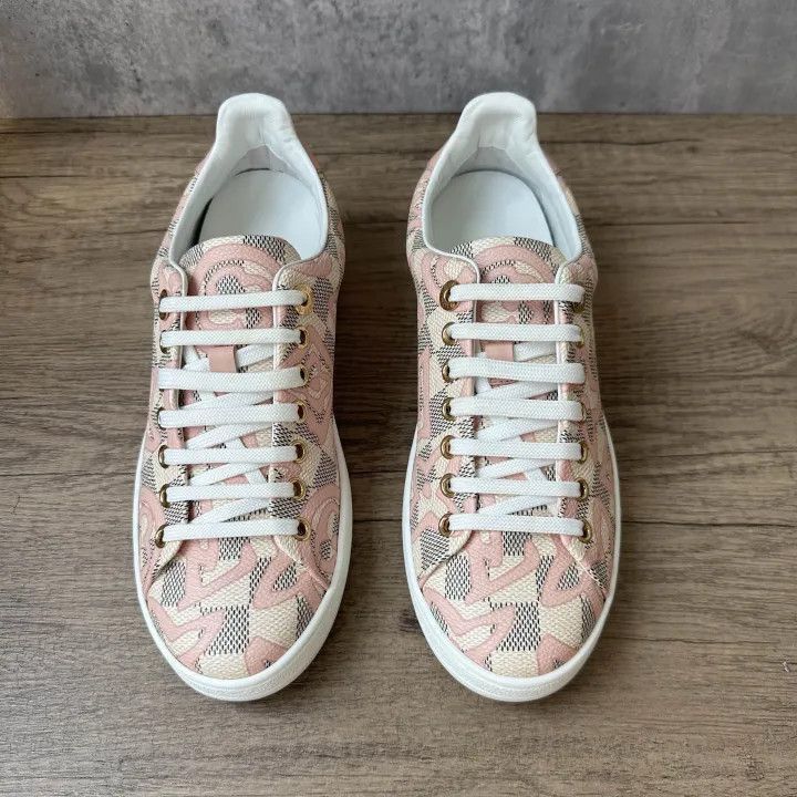 Other Louis Vuitton Casual Pink Sneakers -2508 Size US 6.5 / EU 39-40 - 2 Thumbnail