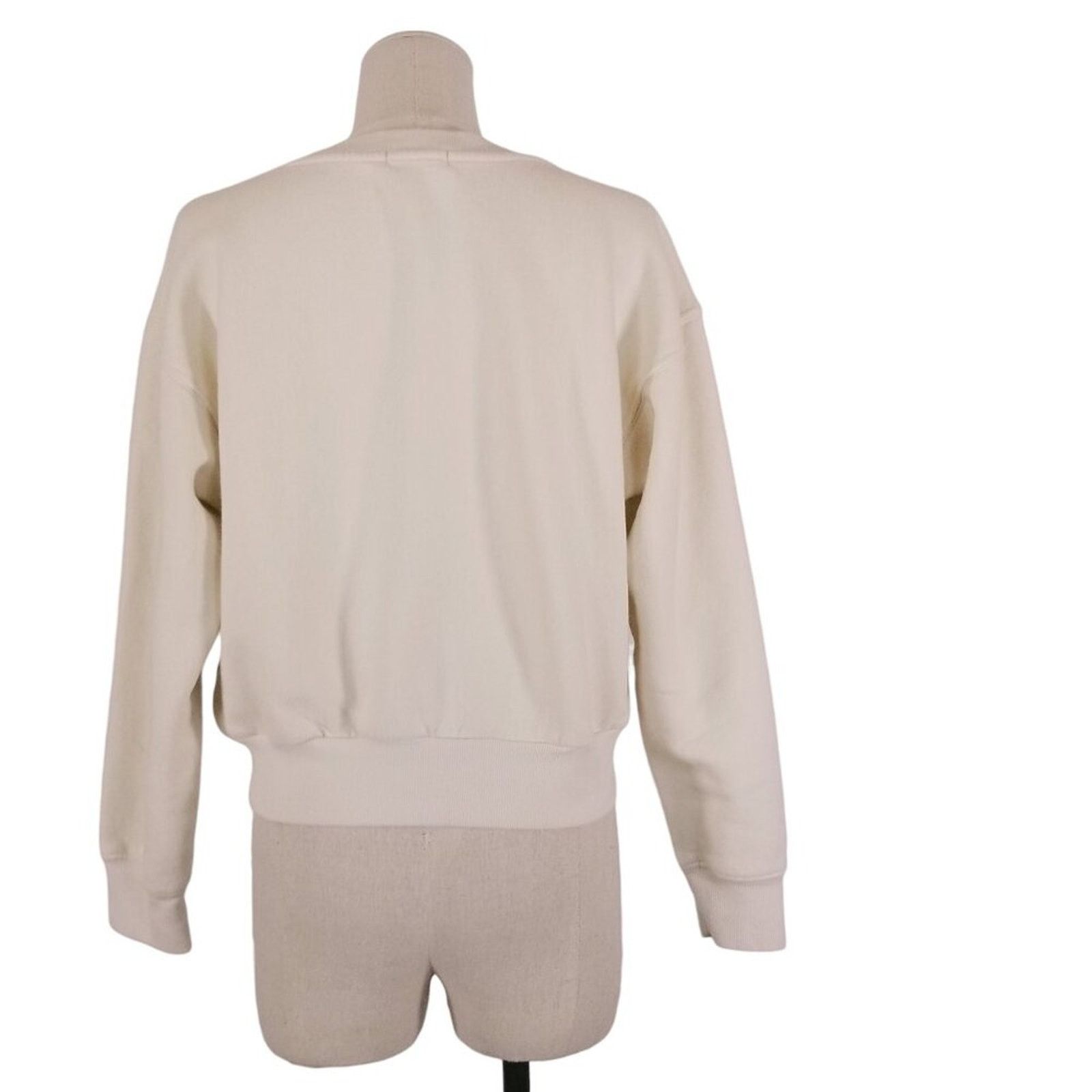 Beyond Yoga Beyond Yoga WFH Fleece Cropped Crew Vintage White Sz Medium Size M / US 6-8 / IT 42-44 - 3 Thumbnail