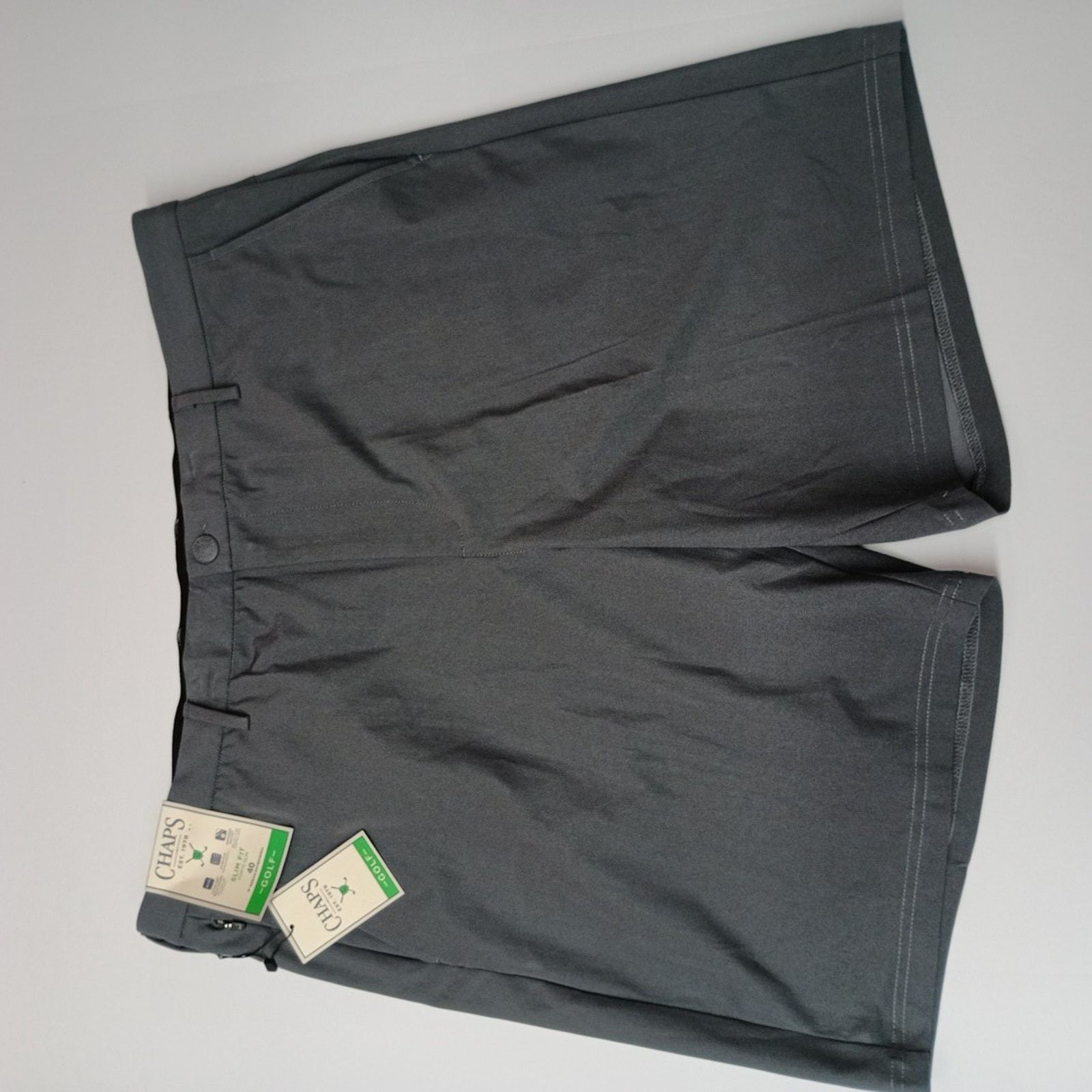 Chaps Chaps Golf Shorts Men's 40 Gray Slim Fit 9" Inseam Stretch Size US 40 / EU 56 - 1 Thumbnail