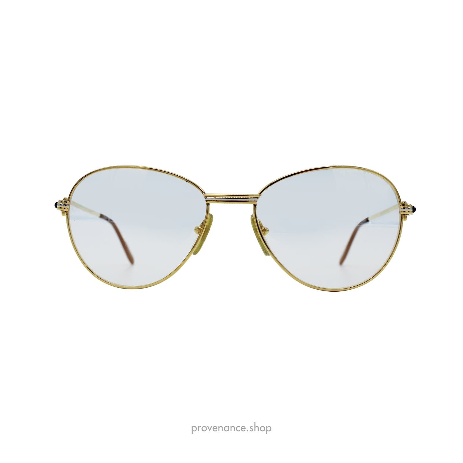 image of Cartier Saphir Sunglasses in Gold, Men's