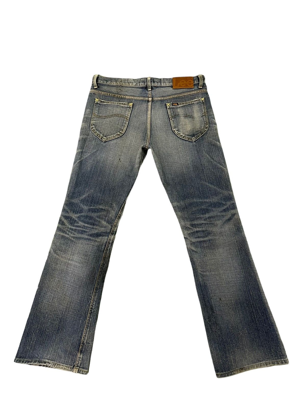 Hysteric Glamour × Japanese Brand Flare Jeans Lee Japan Faded Distress Boot Cut 8🟦2 Size US 35 - 13 Thumbnail