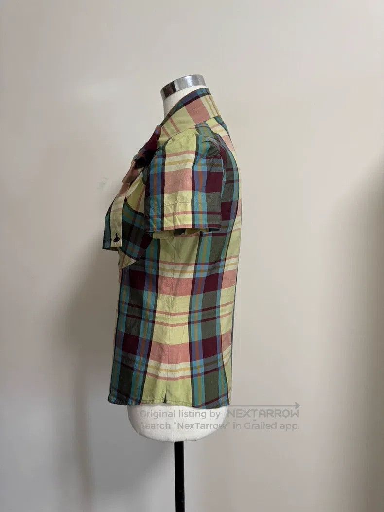 Vivienne Westwood Vivienne Westwood Bow Blouse, Bow Check Short Sleeve Size M / US 6-8 / IT 42-44 - 3 Thumbnail
