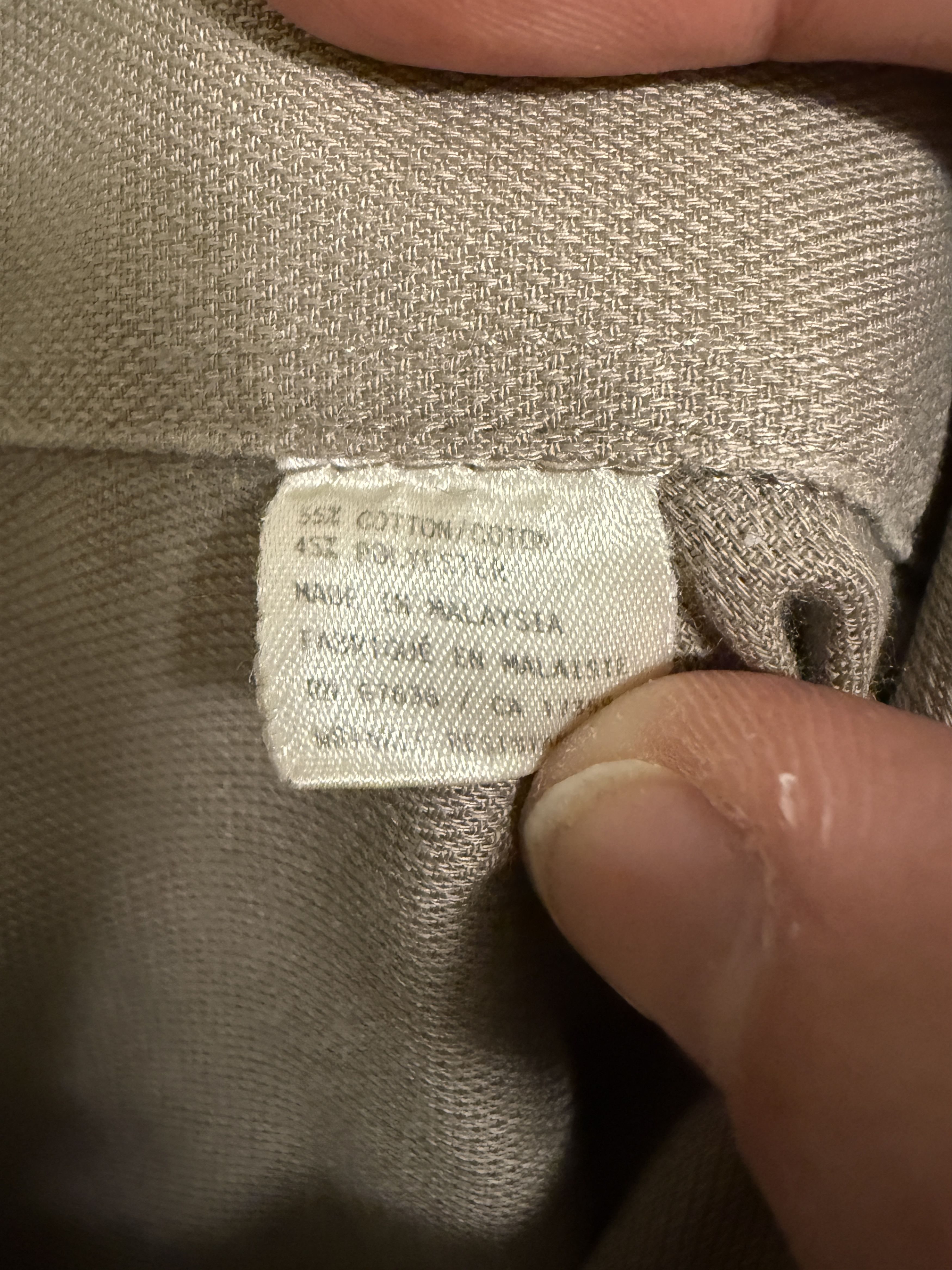 Yves Saint Laurent Vintage YSL dress shirt, size 16.5/32-33, Taupe Size US L / EU 52-54 / 3 - 5 Thumbnail