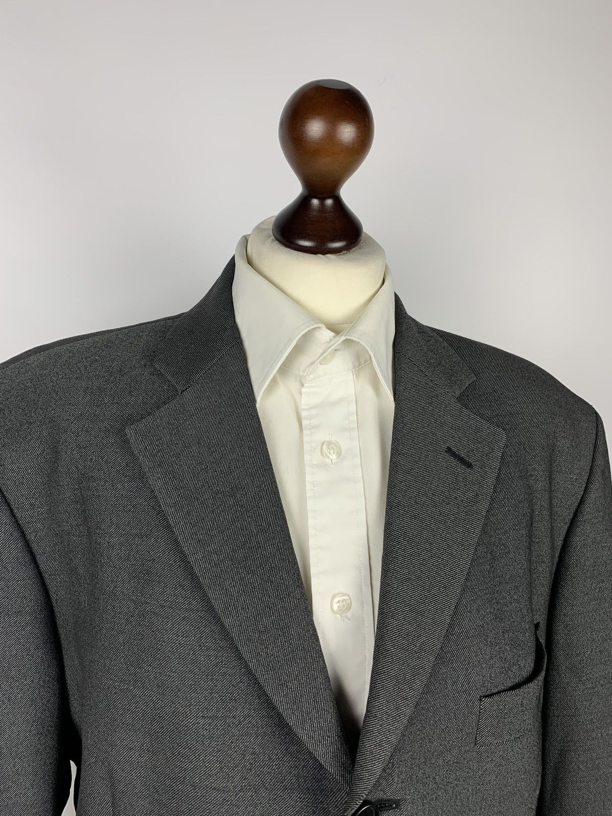 Balmain Vintage Balmain Paris Charcoal Blazer Suit Jacket Men’s 40S Size 40S - 4 Thumbnail