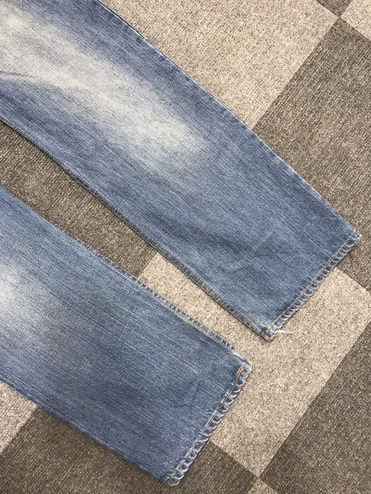 Japanese Brand 💥ARCHIVAL💥Dominate Double Waist Stone Wash Denim F450 Size US 34 / EU 50 - 12 Thumbnail