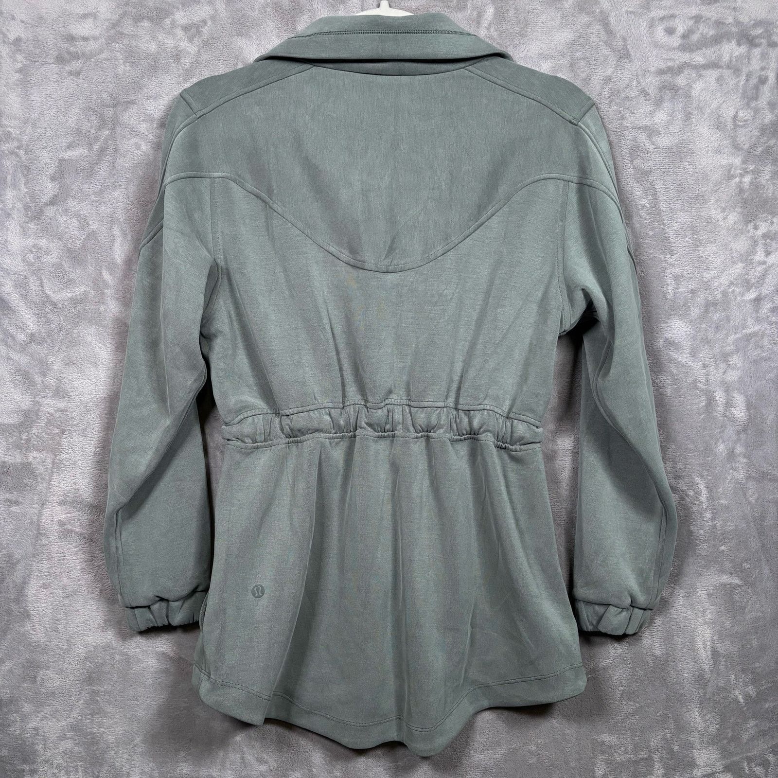 Lululemon Lululemon Cinch-Waist Softstreme Jacket NWT Size 2 Green Size XS / US 0-2 / IT 36-38 - 3 Thumbnail