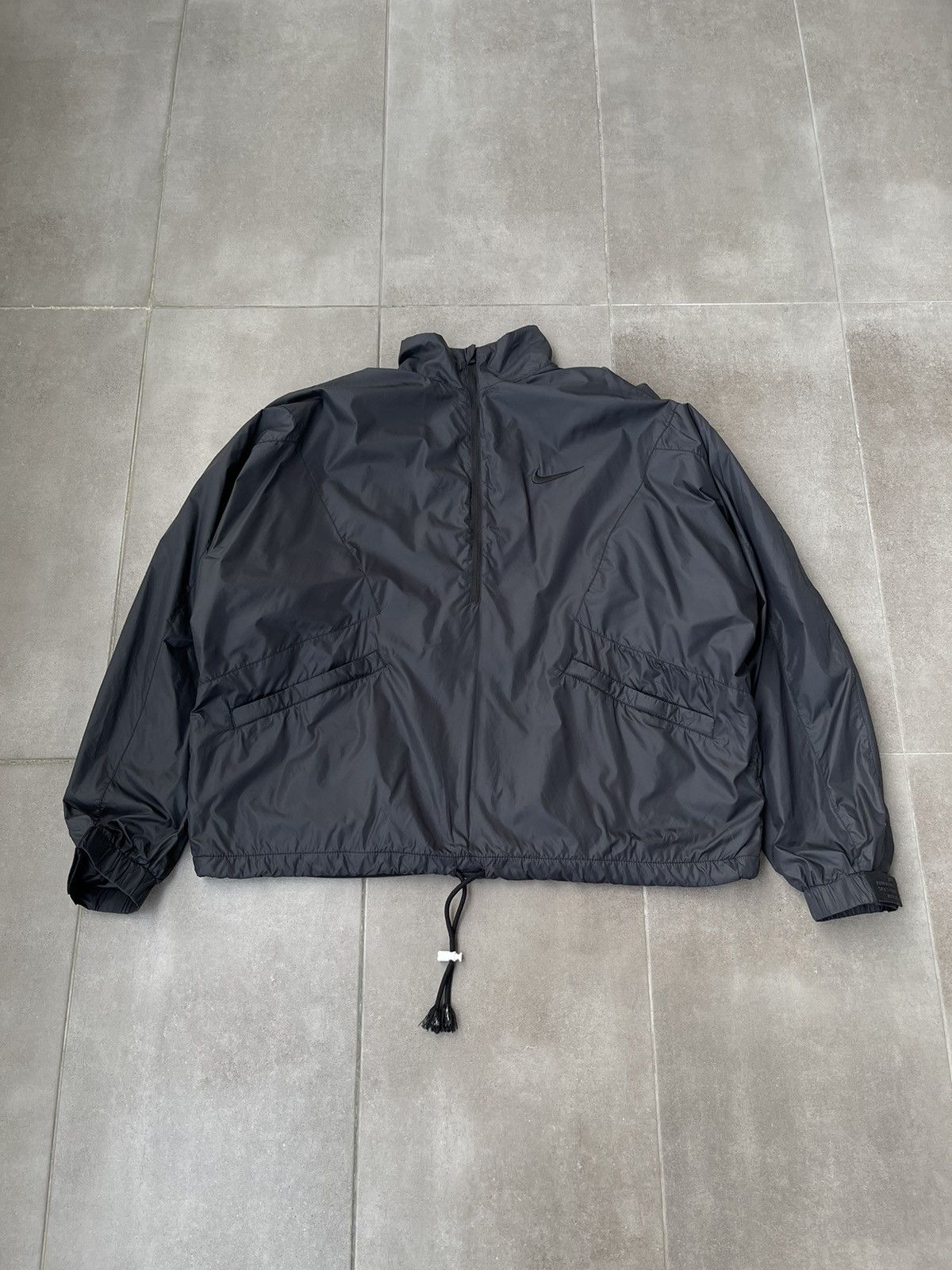 Fear of God × Nike FW18 Nike X Fear Of God Half Zipper Coach Track Black Jacket Size US L / EU 52-54 / 3 - 8 Thumbnail