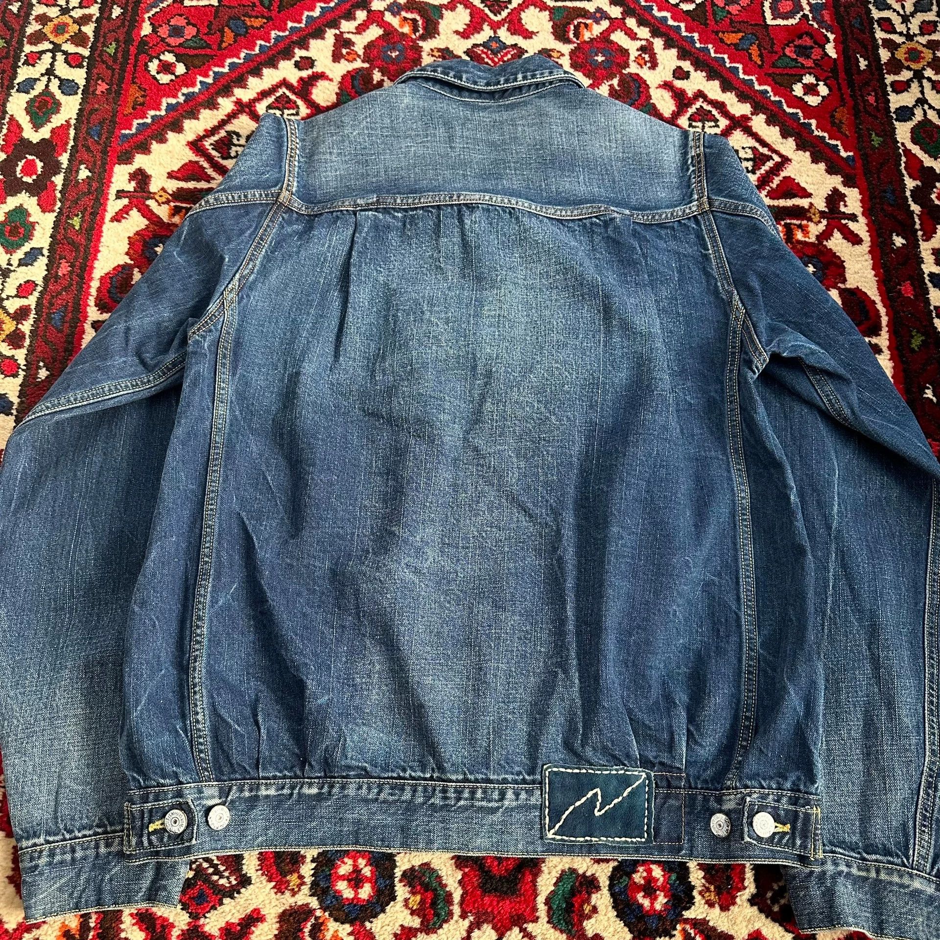 Visvim VISVIM 18SS ICT 101 Dry Jumbo Denim Jacket Size 2 Size US M / EU 48-50 / 2 - 2 Thumbnail