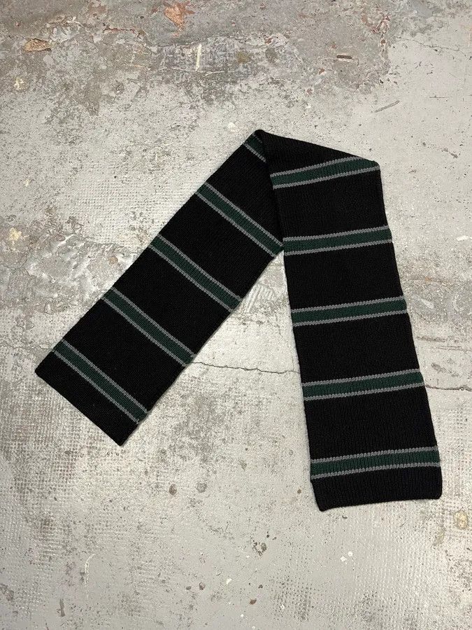 Prada 2000s Prada Grey & Green Wool Scarf Size ONE SIZE - 1 Thumbnail