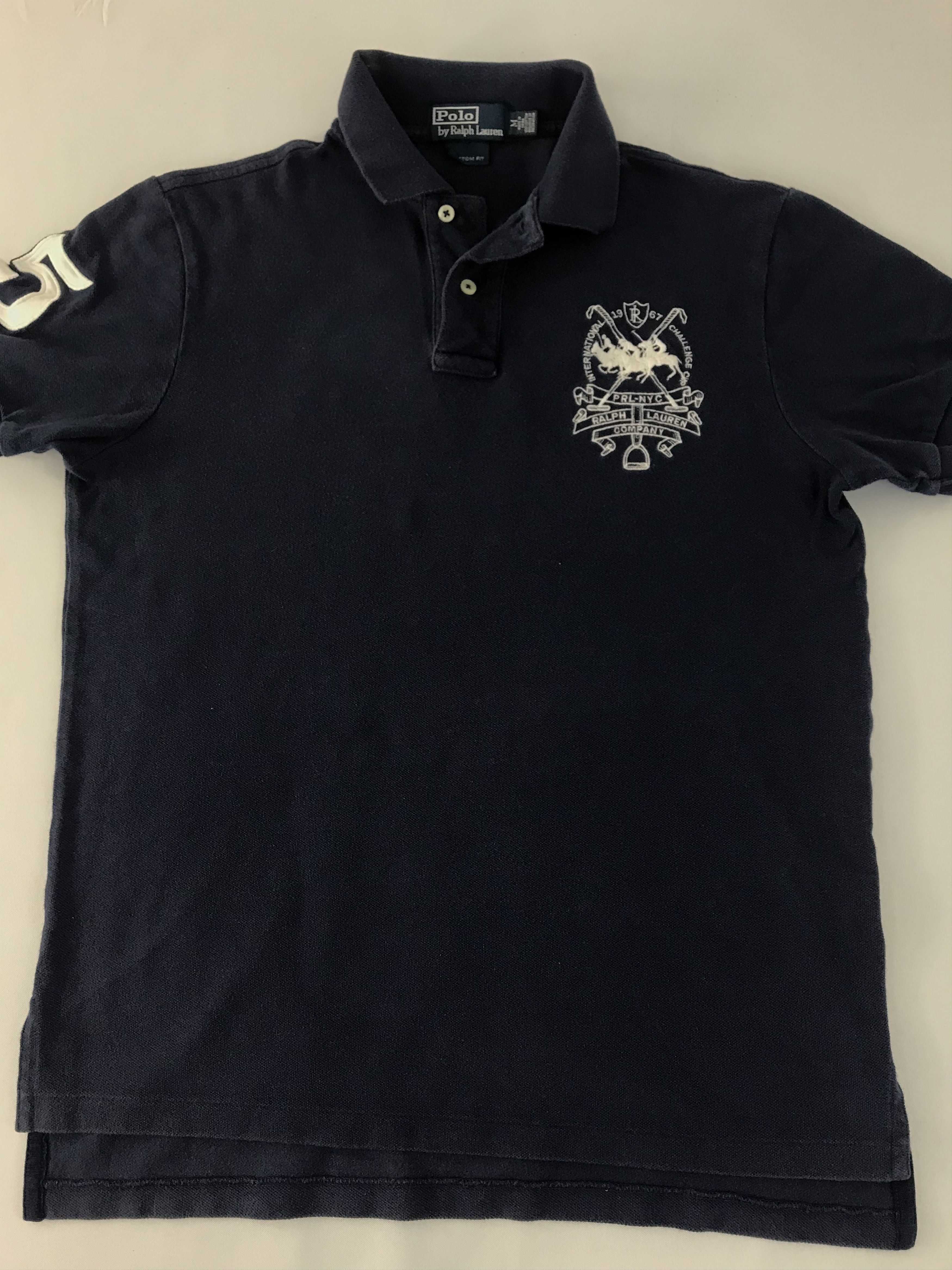 Polo Ralph Lauren × Vintage Polo by Ralph Lauren Embroidery Logo Polo Tee Size US M / EU 48-50 / 2 - 3 Thumbnail