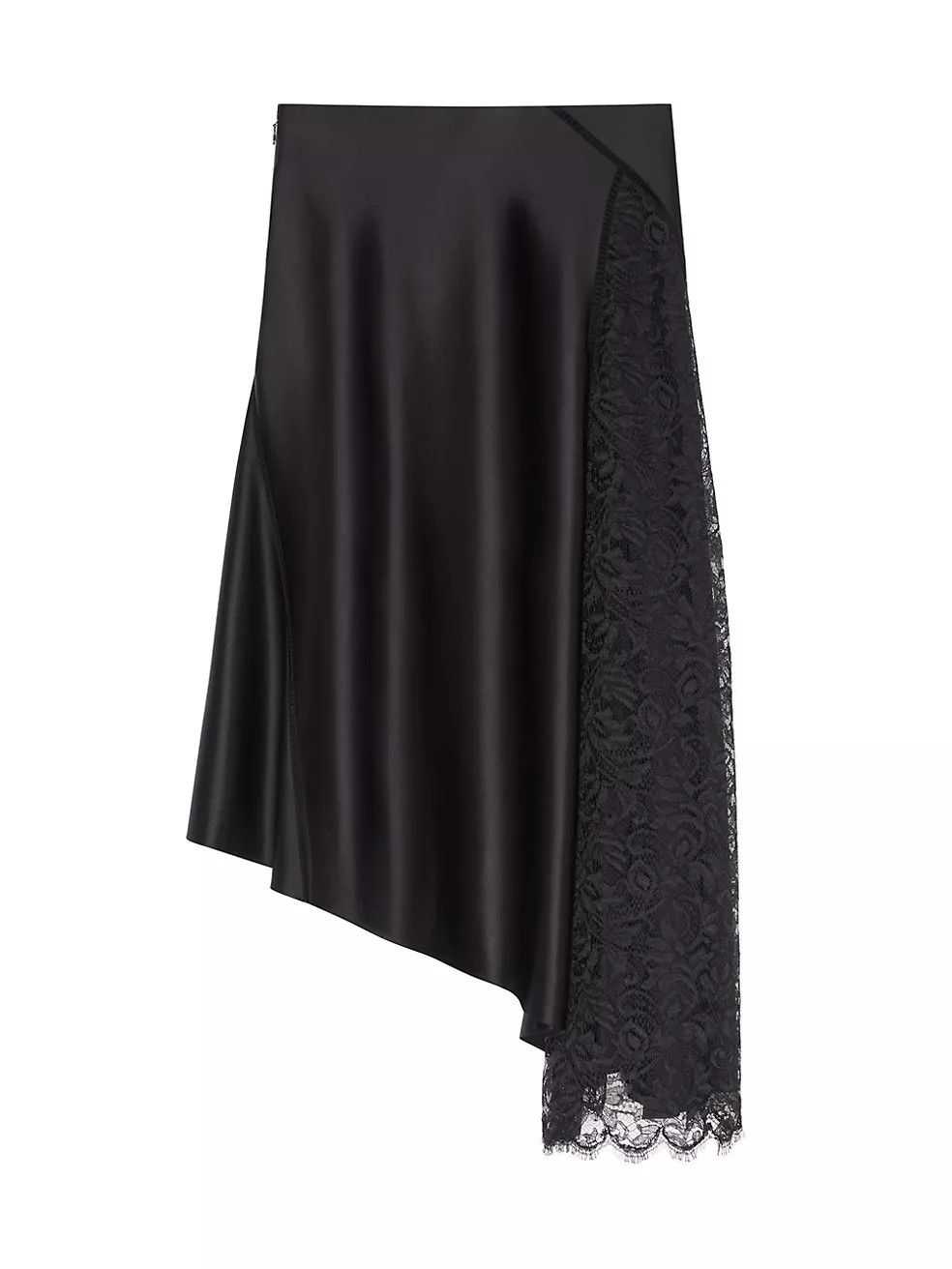 Givenchy o1w1db10325 Skirt With Lace Details in Black Size 27" / US 4 / IT 40 - 1 Thumbnail