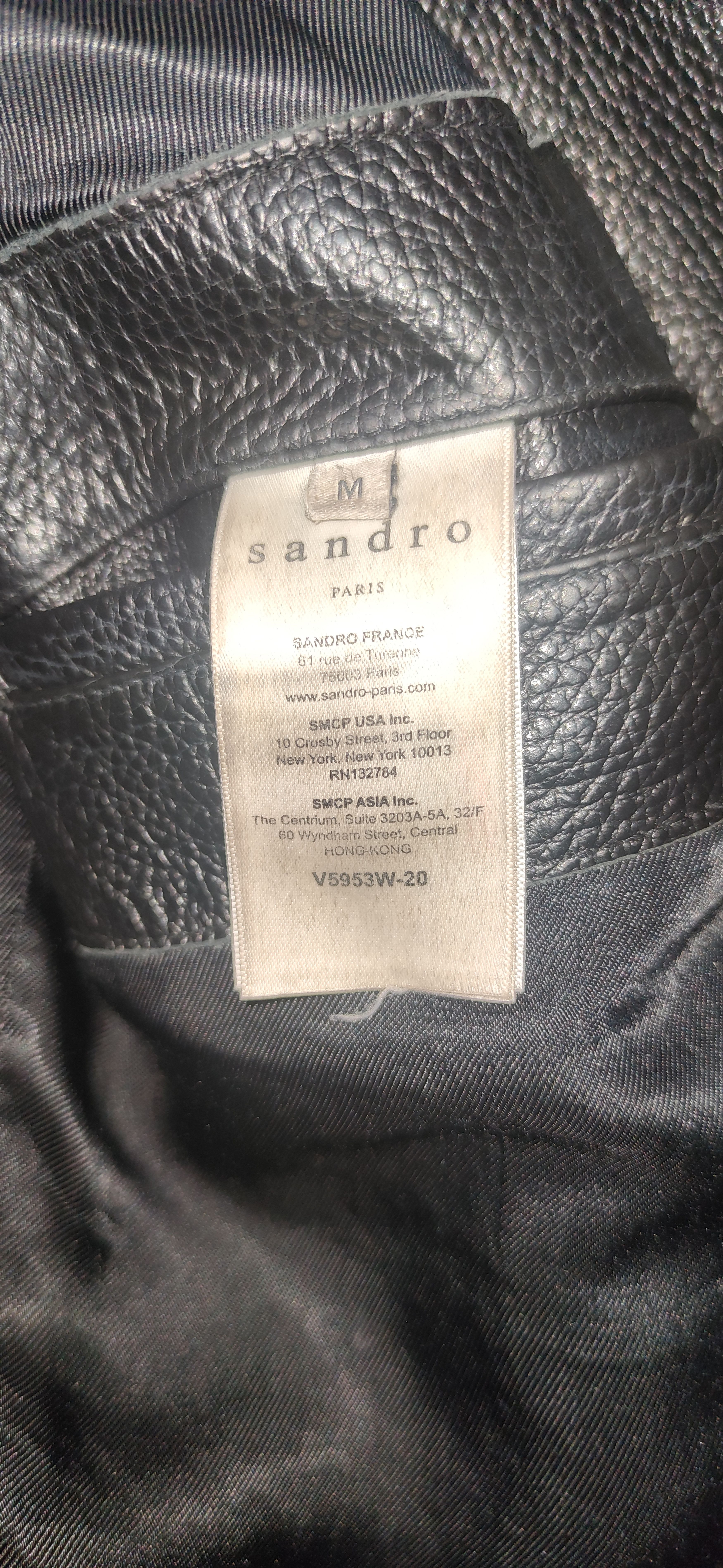 Sandro Sandro Leather Biker Jacket with Fur Collar Schott Varvatos Size US M / EU 48-50 / 2 - 13 Thumbnail