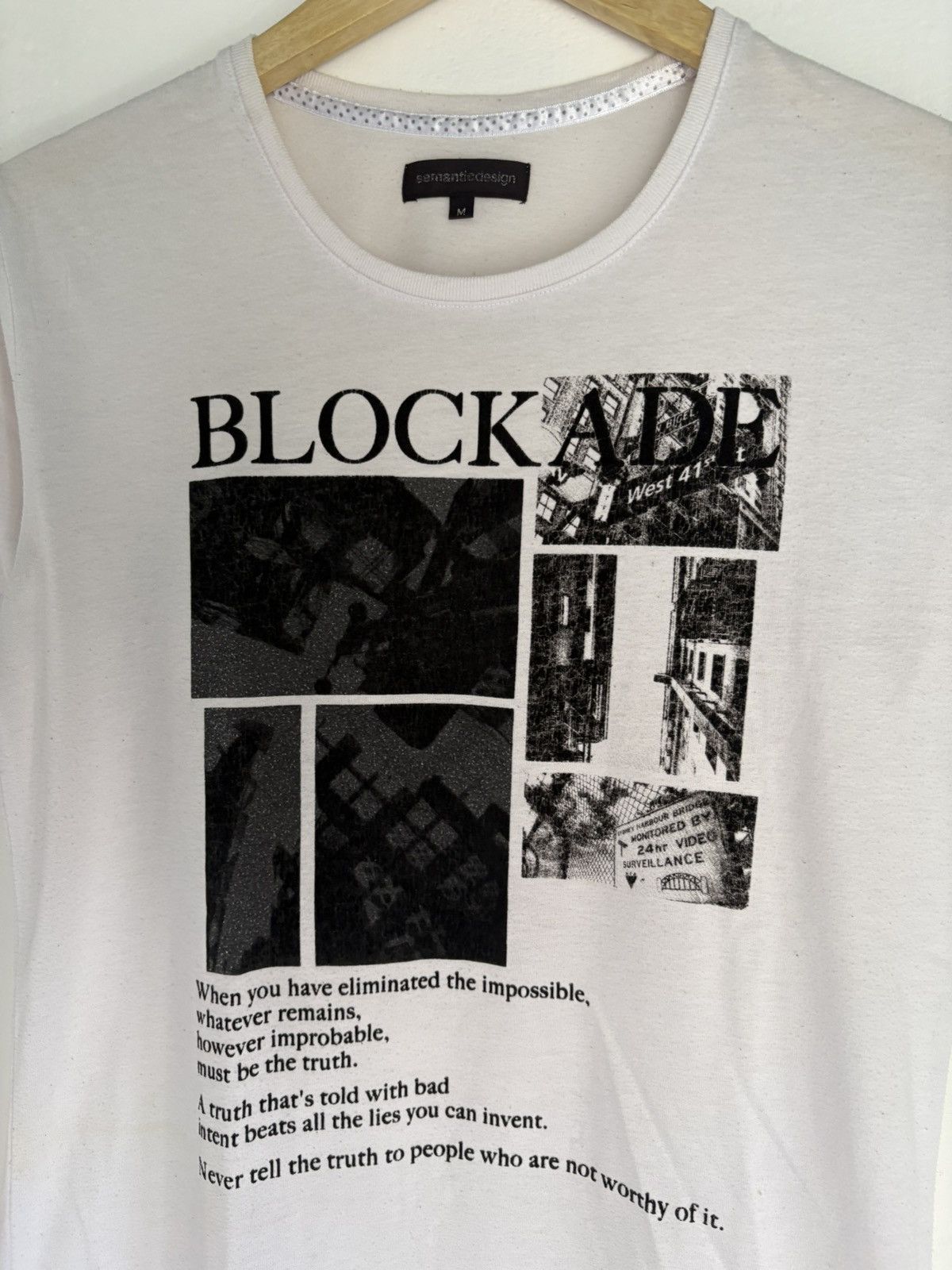 semanticdesign semantic design poem blockade japanese brand Size US M / EU 48-50 / 2 - 3 Thumbnail