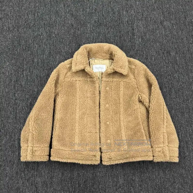 Max Mara MaxMara Camel Short Coat for Women . Size L / US 10 / IT 46 - 7 Thumbnail