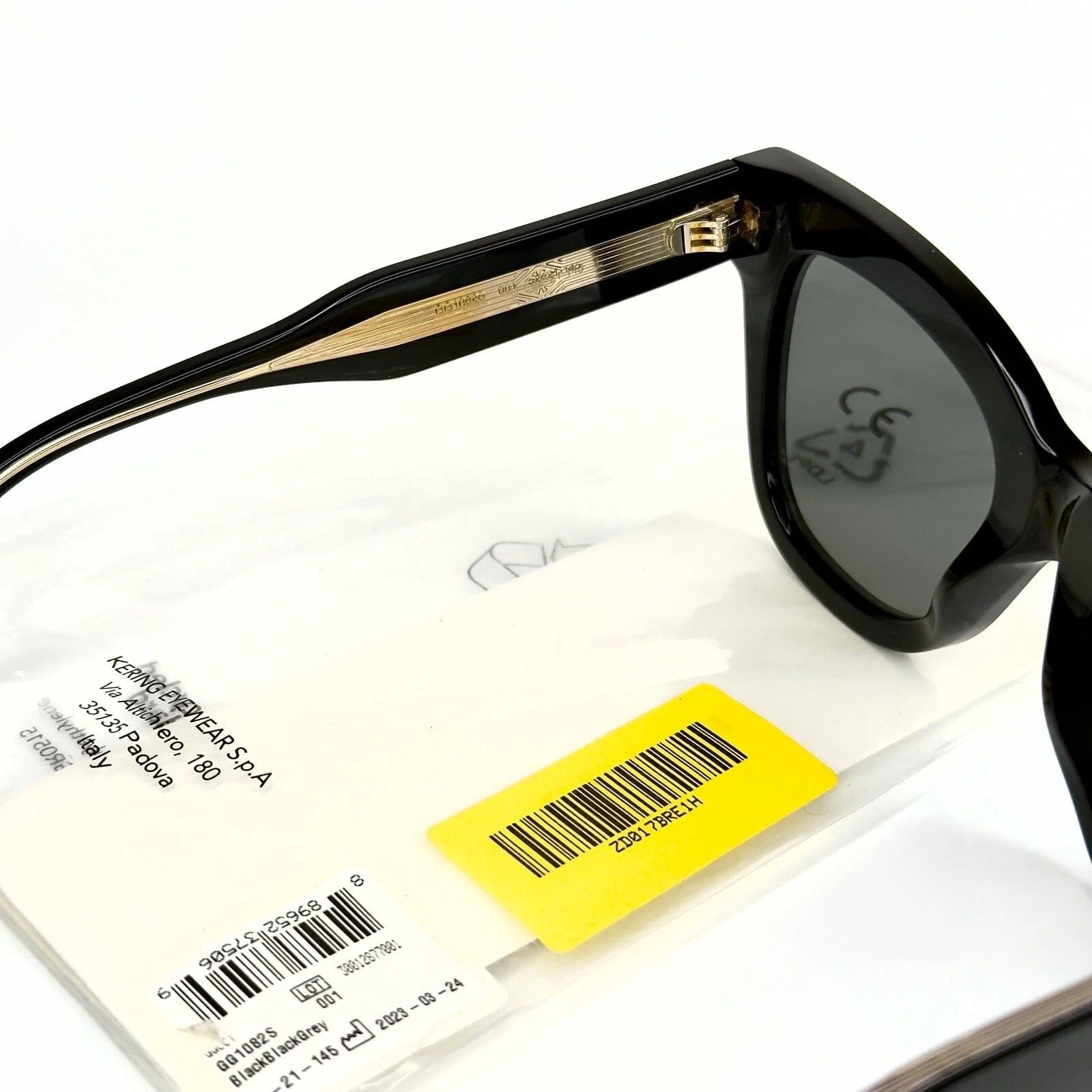 Gucci GUCCI Gg1082S 1082 Black Butterfly Fashion Sunglasses 001 Size ONE SIZE - 2 Thumbnail
