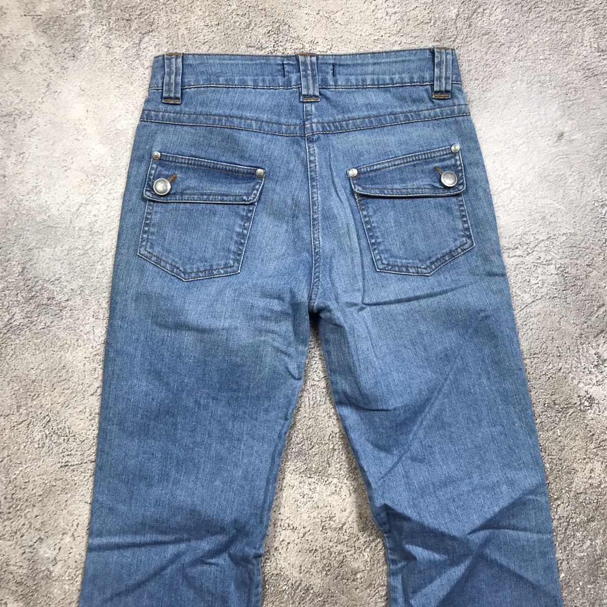 Vintage vintage y2k denim japan jeans distressed flared 90s Size 27" / US 4 / IT 40 - 5 Thumbnail
